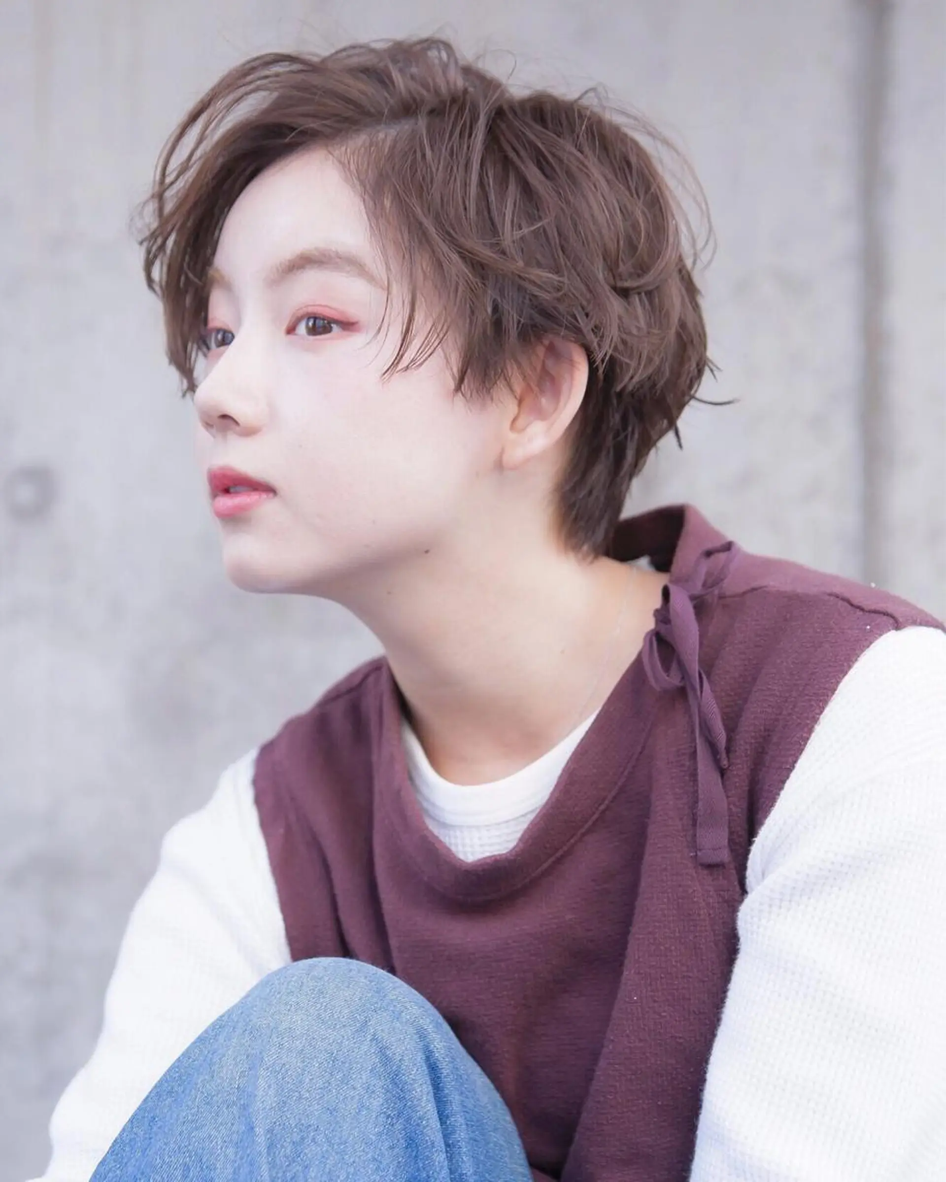 ショート カラー hao所属・西山 頌太のヘアスタイル