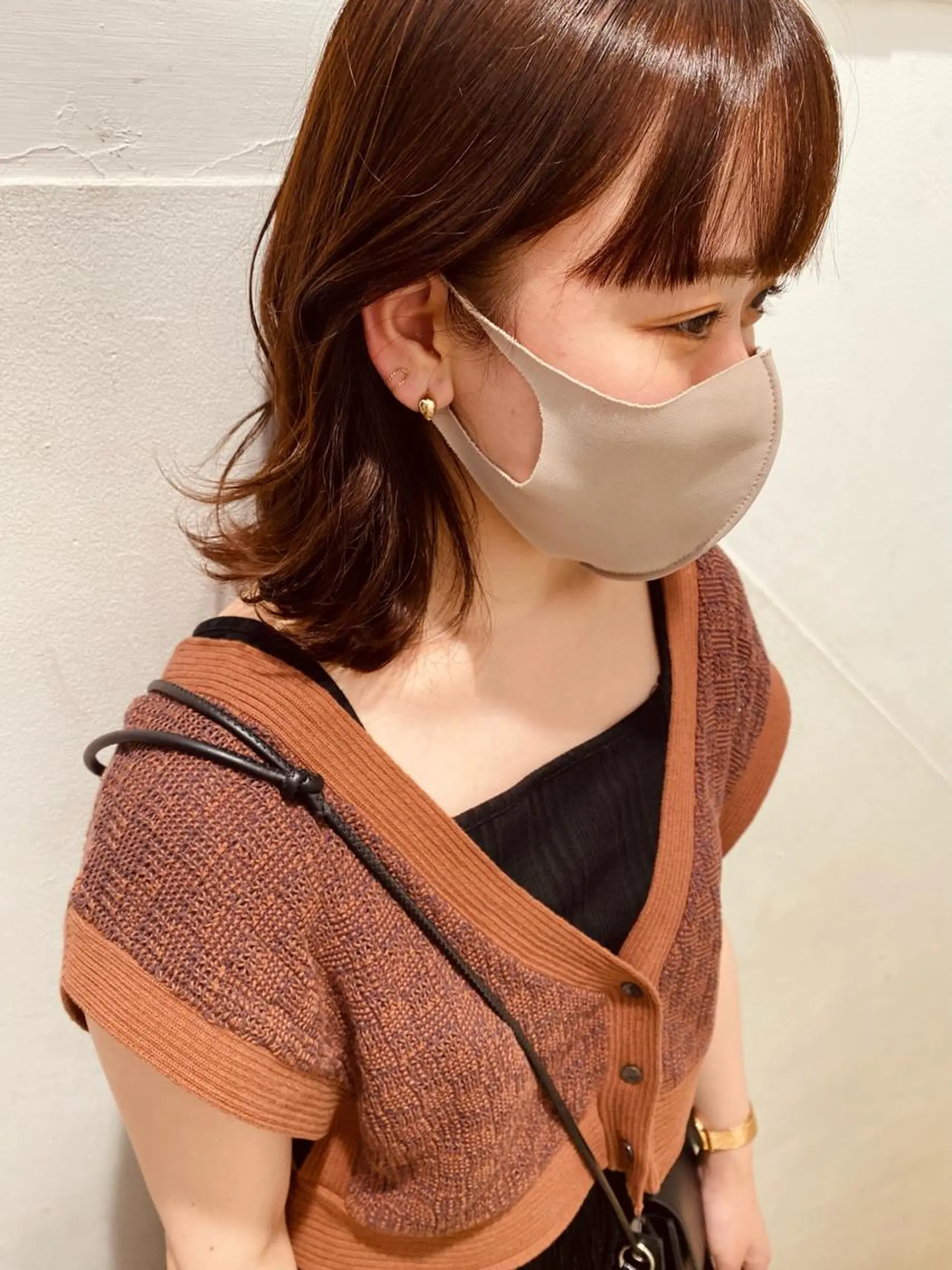 セミロング ✨くびれスタイル✨️ 戸嶋穂乃香のヘアスタイル