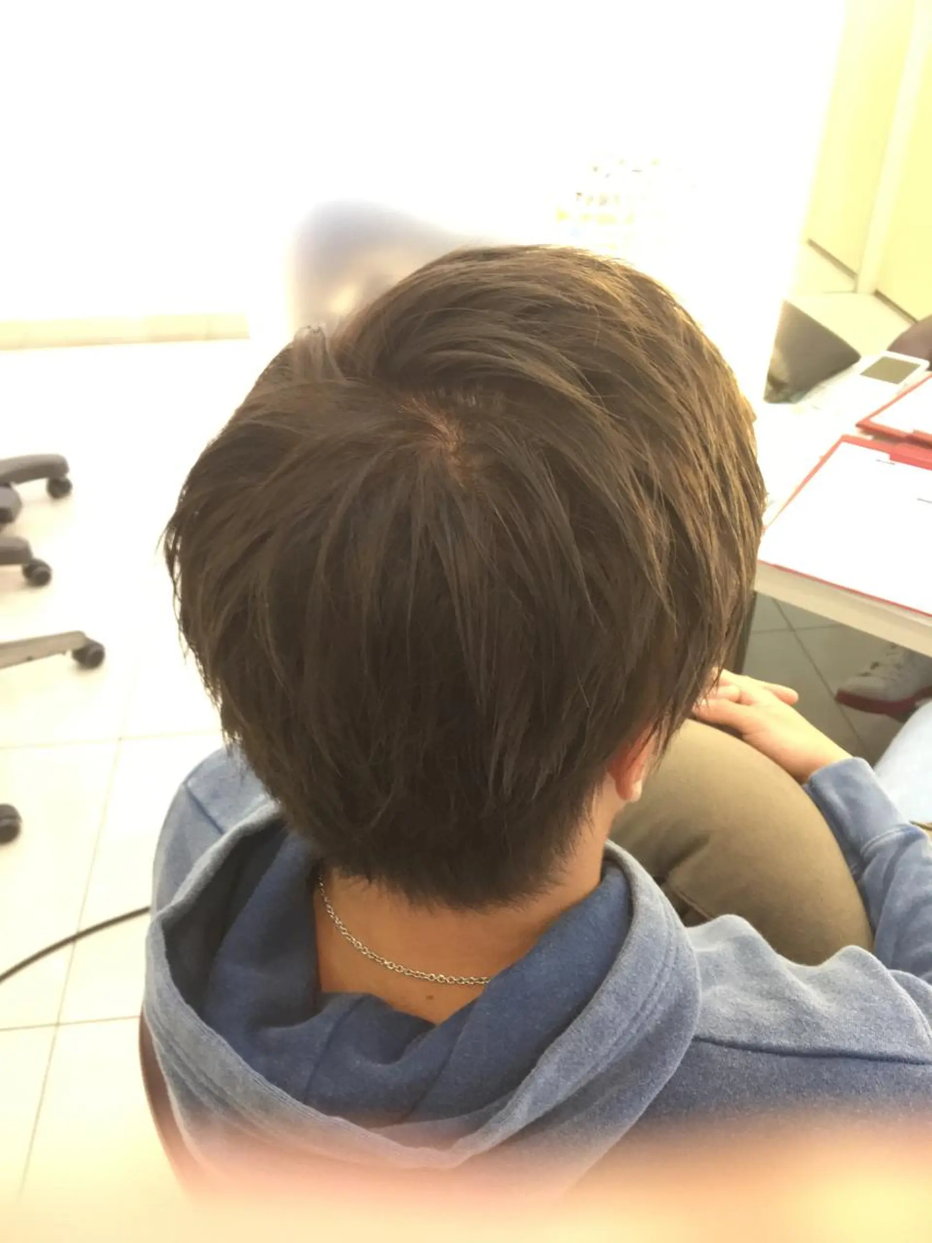 ショート カラー アッシュ 広がり毛特化 頭身浴/ 中田のヘアスタイル