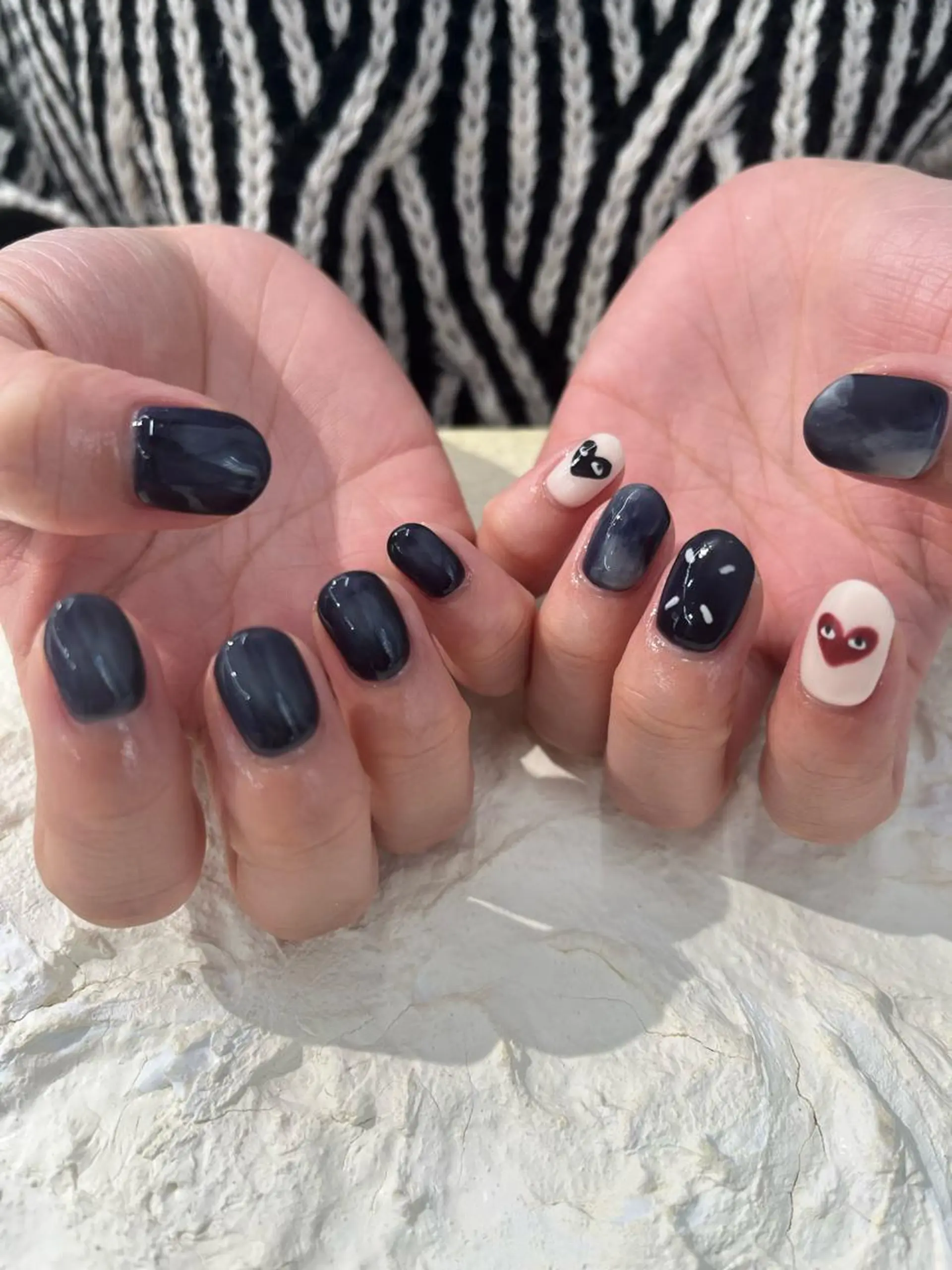 ネイル ネイビー nail＊ runa🌻のネイルデザイン