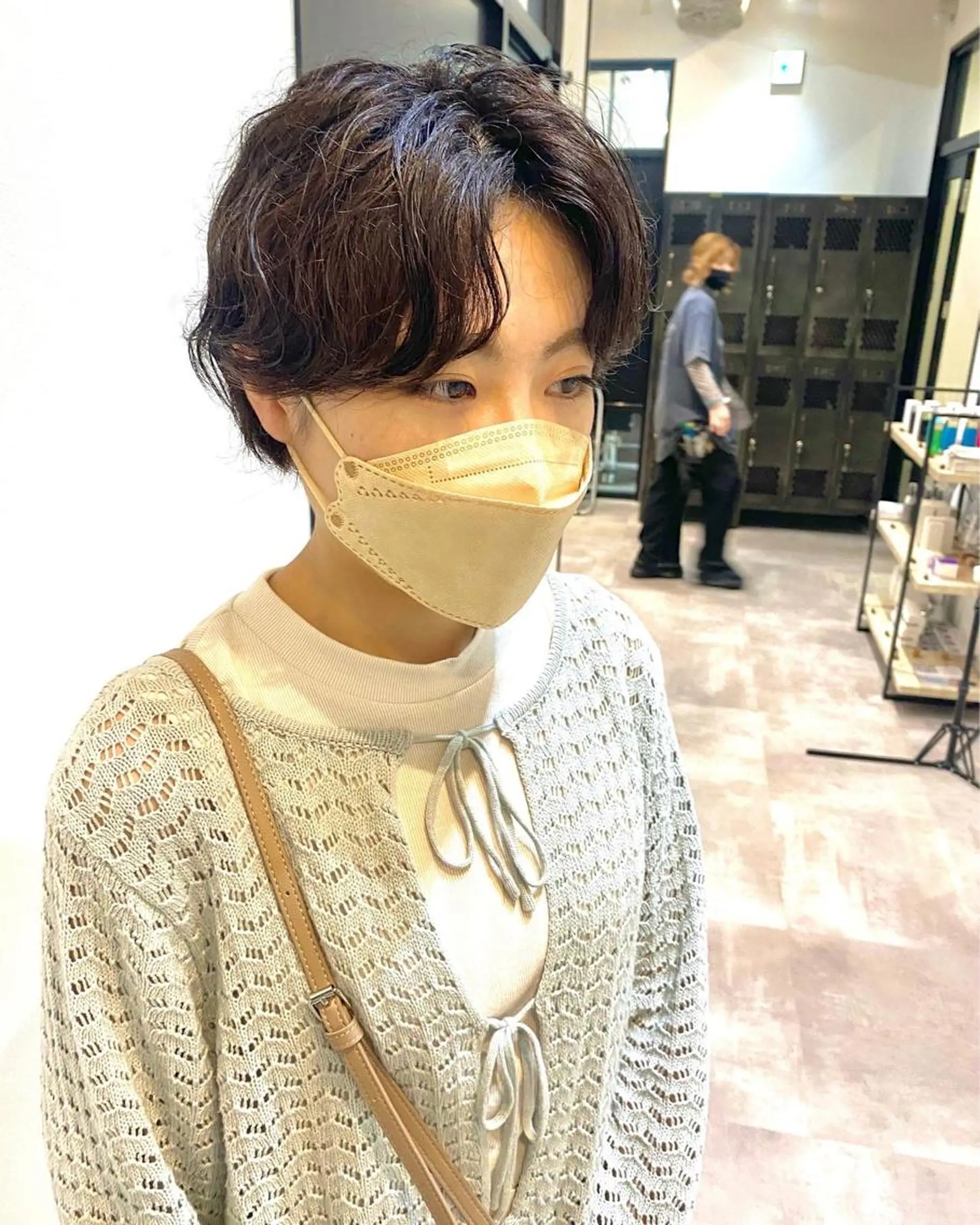 ショート パーマ ショートヘア しおり/パーマ/ newi町田のヘアスタイル