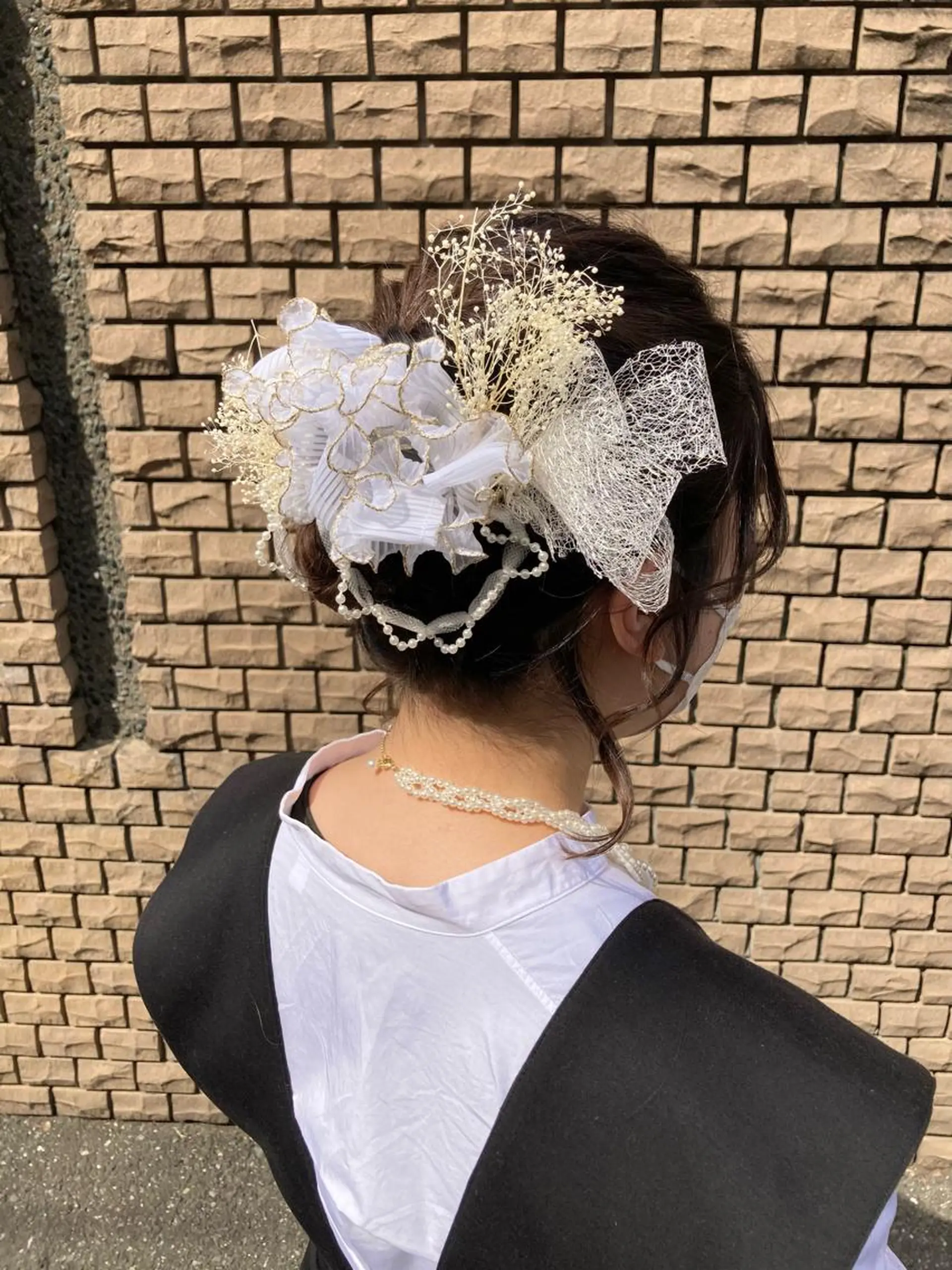 セミロング 卒業式のヘアスタイル 学生 韓国風ヘア 当日予約大歓迎💕/ Chisatoのその他イメージ