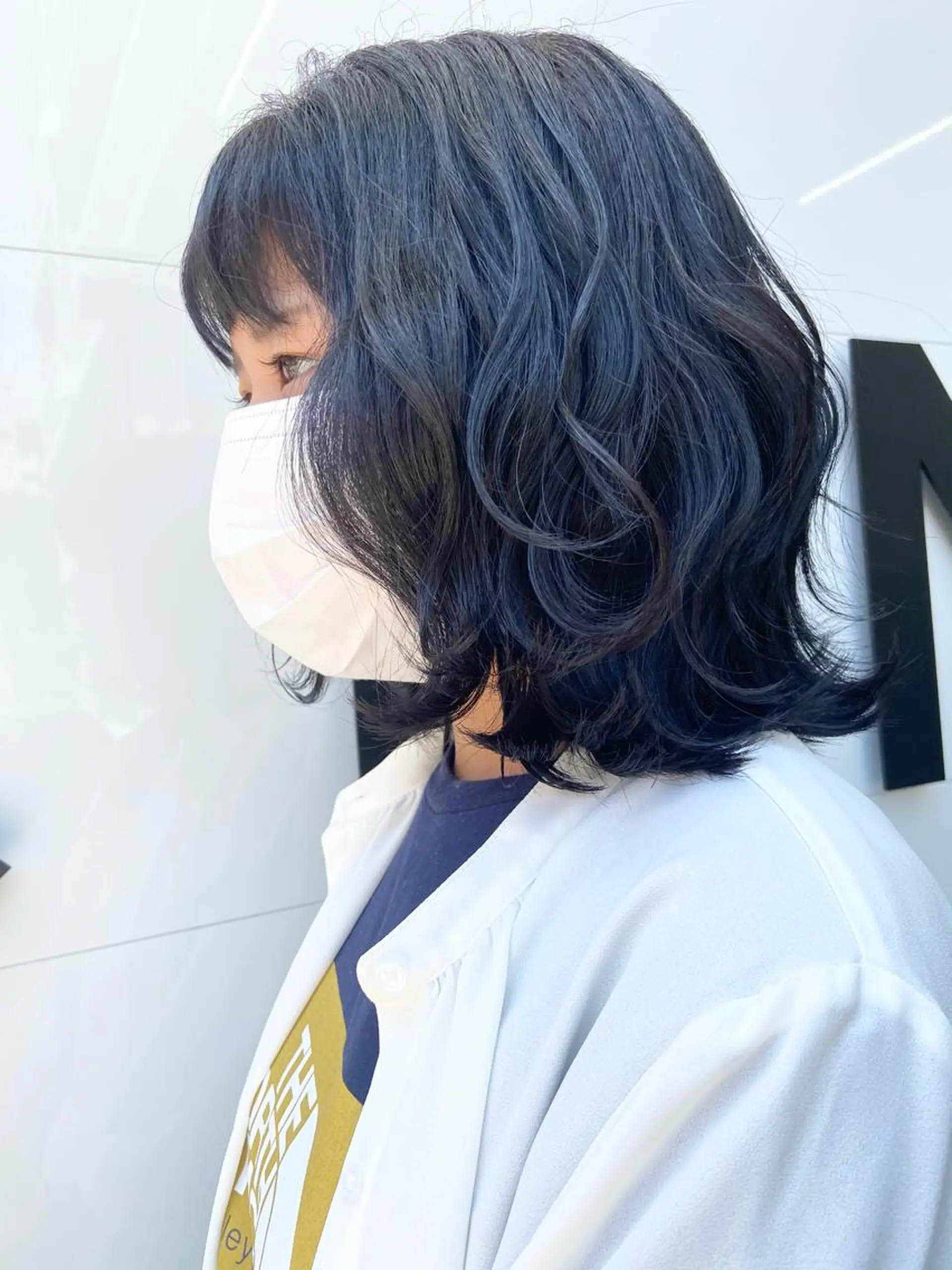 ミディアム ヘアカラー 淺谷 美紀のヘアスタイル