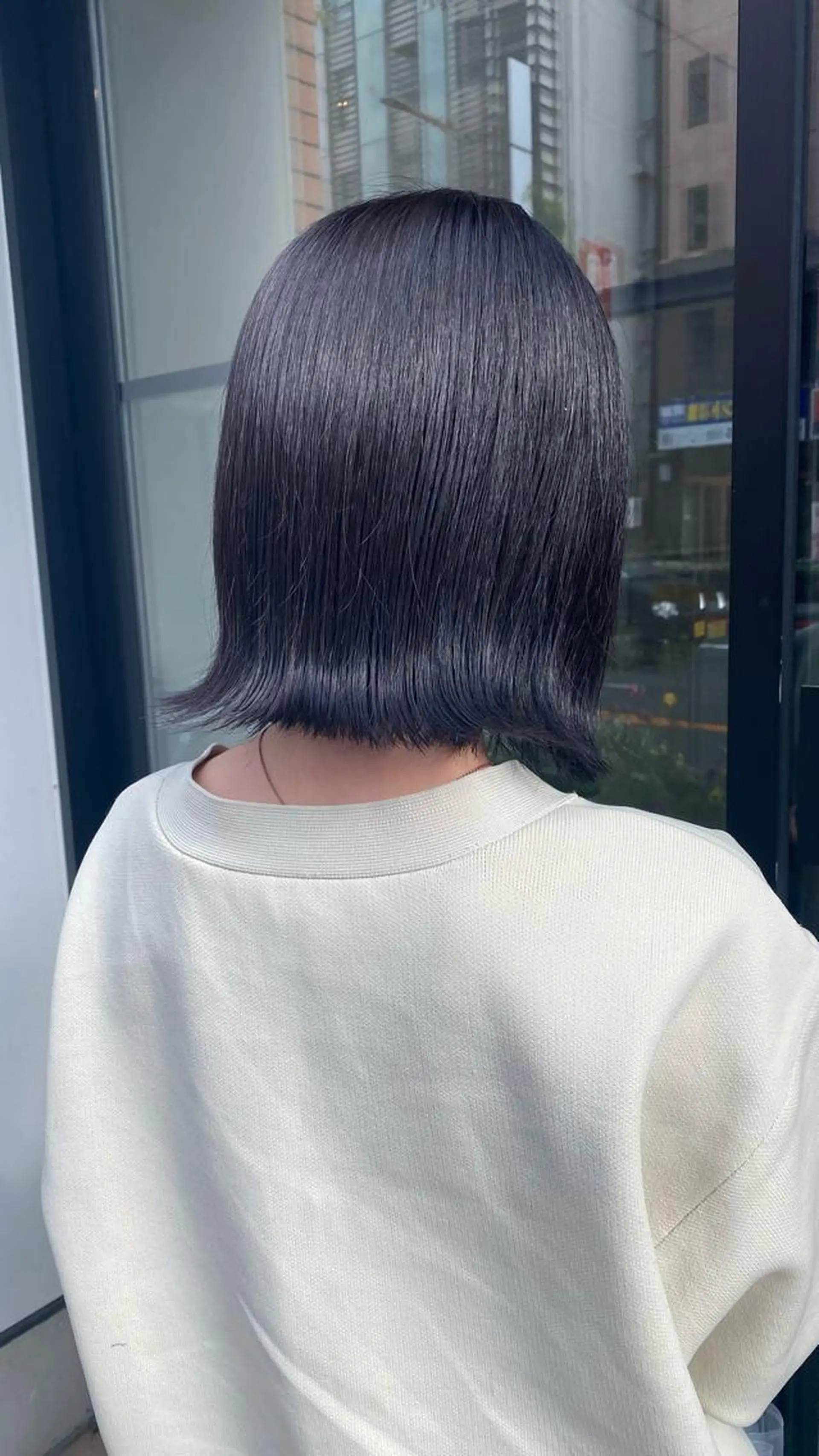 ミディアム カラー RURI韓国ボブ 🇰🇷タッセルボブのヘアスタイル