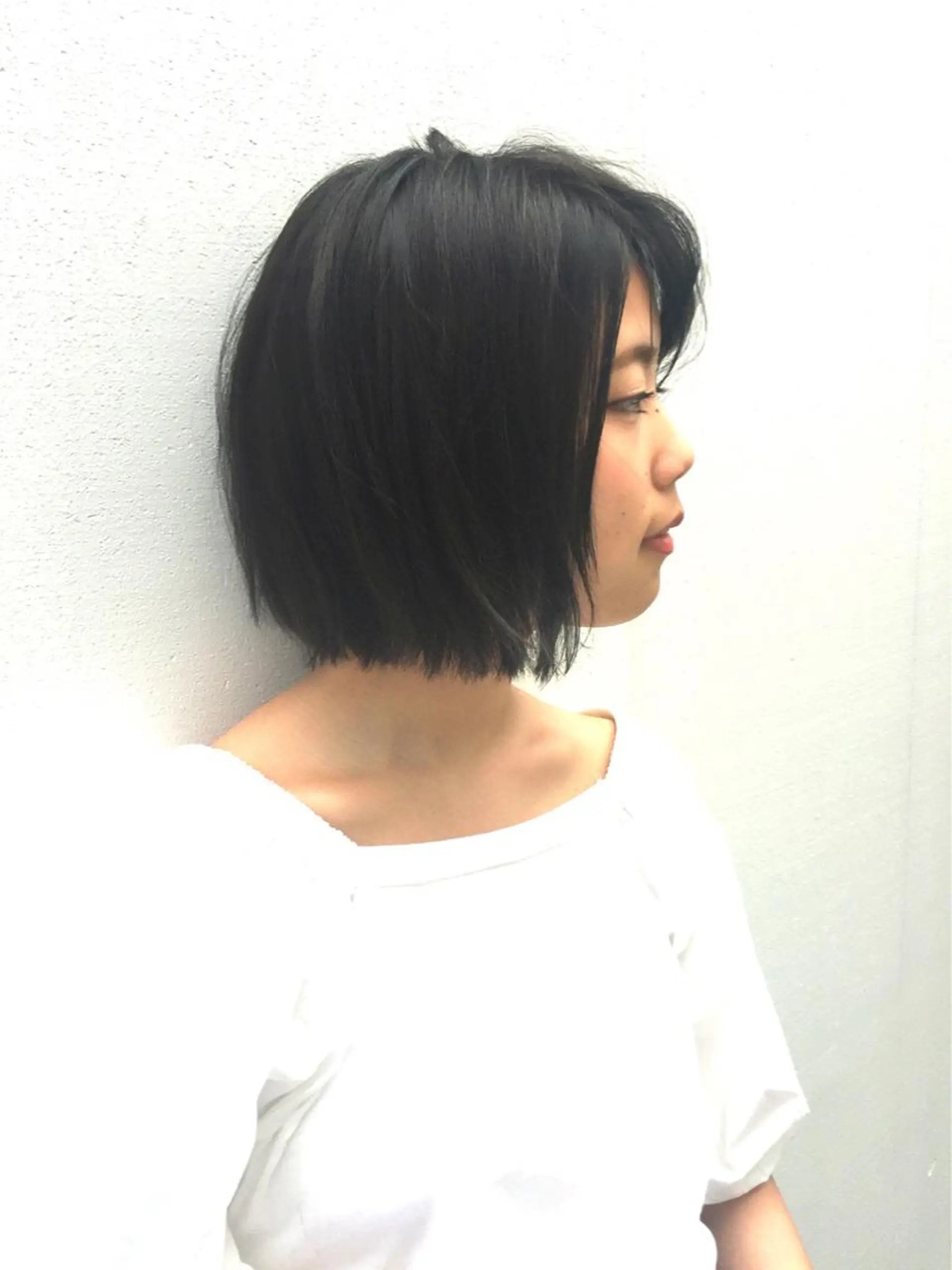 ショート ボブ 外ハネヘア 福地 礼奈のヘアスタイル