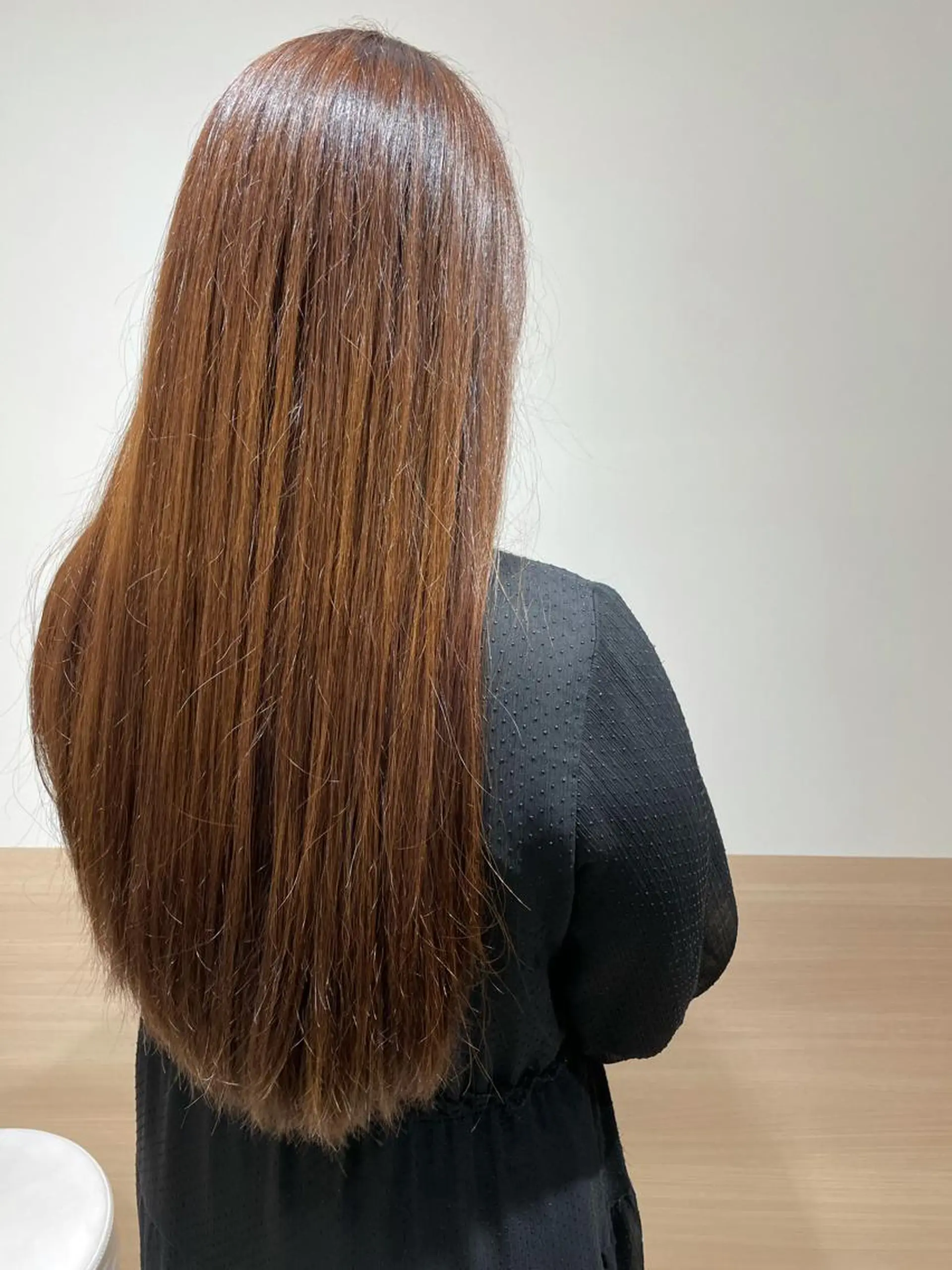 ロング カラー ブラウンカラー ケアカラー ピンクカラー ピンクブラウン ロング カット ヘアカラー GO TODAY SHAiRE SALON所属・天野 瑠真のヘアスタイル