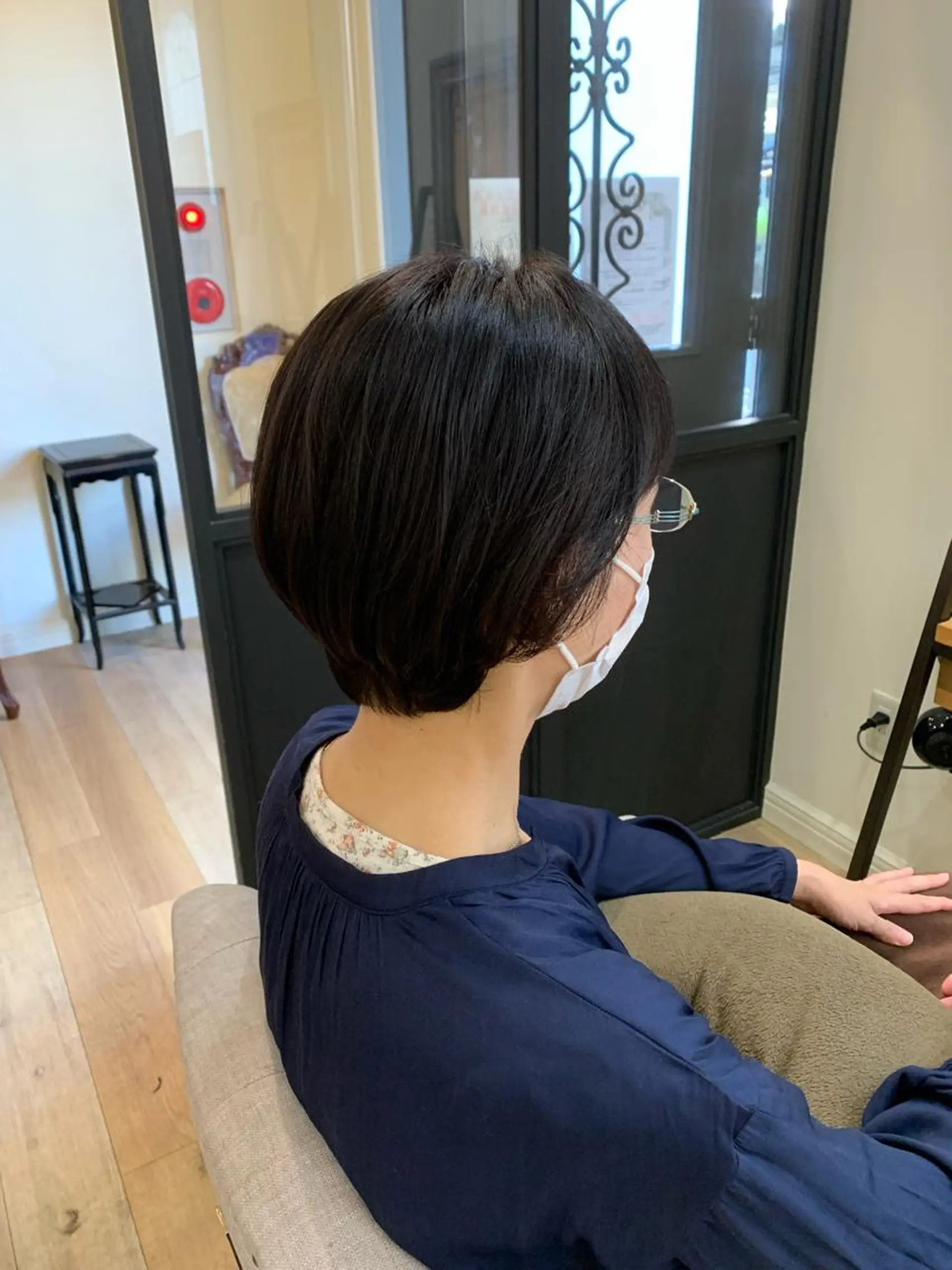 ショート カラー 上田 紗也のヘアスタイル