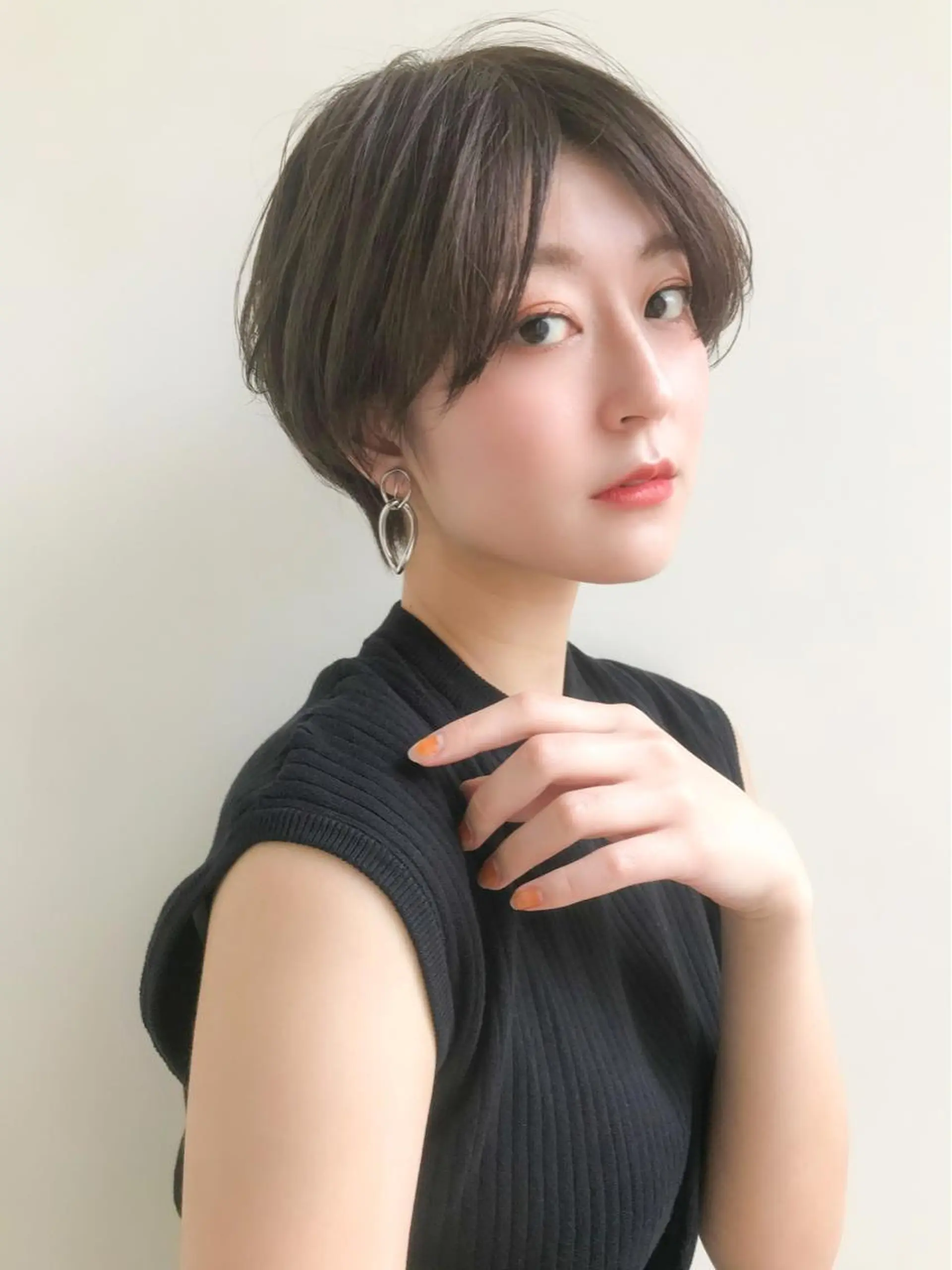 ショート カット ヘアカラー トリートメント イメチェンカット✂️ 錦糸町佐藤店長のヘアスタイル