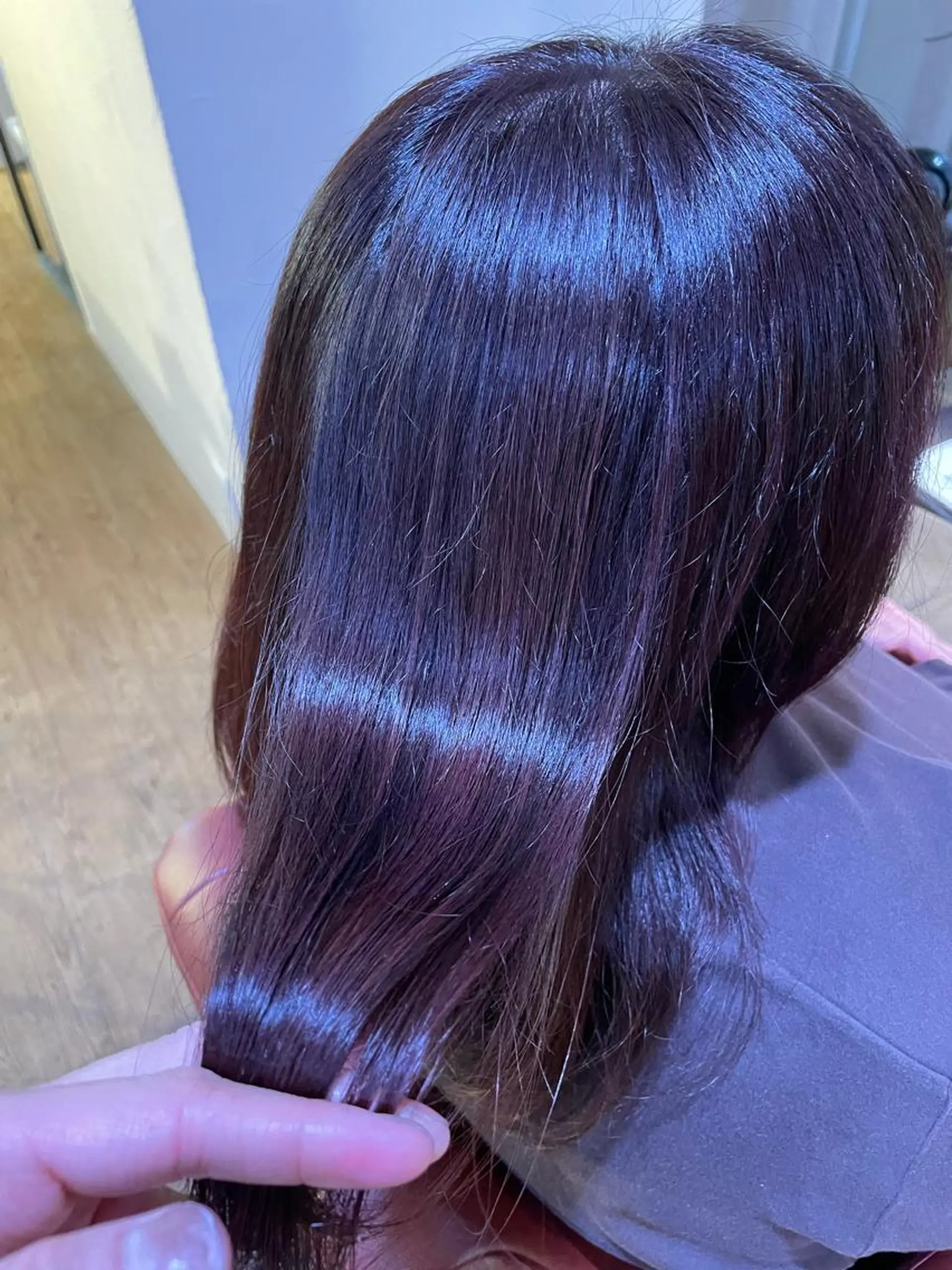 ロング カラー ピンクカラー バイオレットカラー カット トリートメント ❣️モードケイズ塚口 和田一将のヘアスタイル