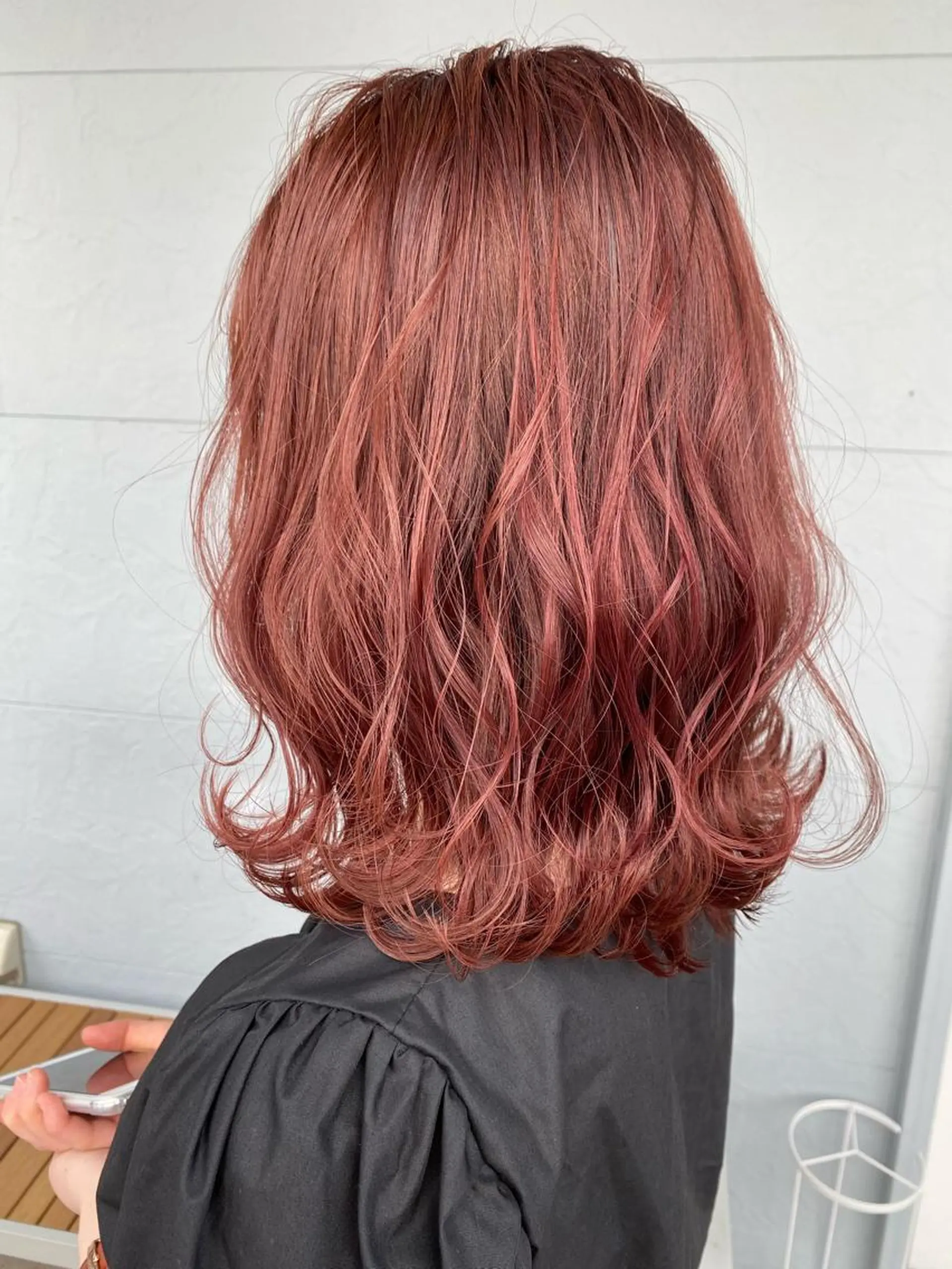 ミディアム カラー ヘアアレンジ ヘアカラー トリートメント lani 天神大名/ブリーチのヘアスタイル