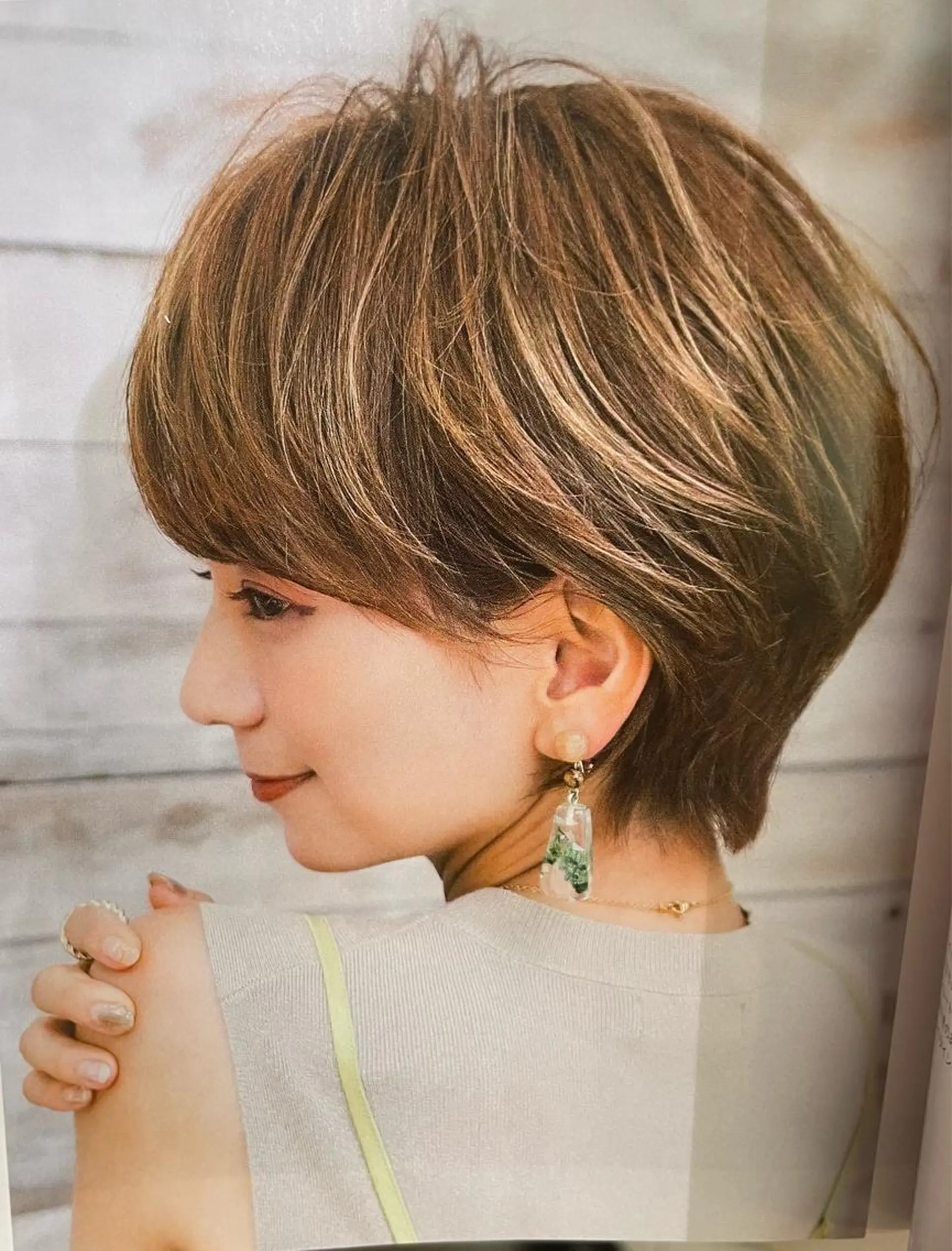 ショート ボブレイヤー ボブ レイヤーカット ショートヘア 8HAIR / MAYUのヘアスタイル