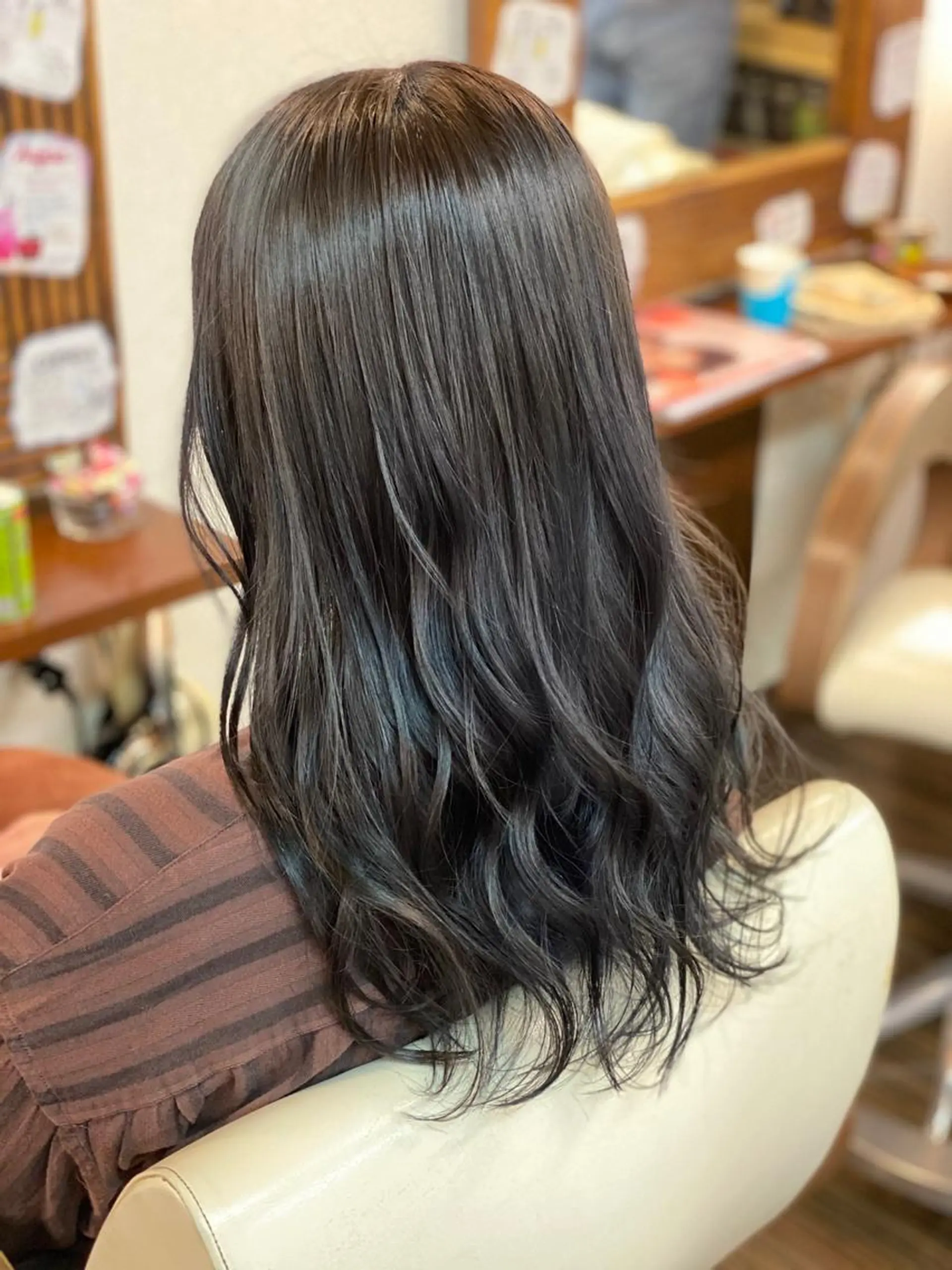 ロング カラー ヘアアレンジ ヘアカラー トリートメント 加藤 瑠美のヘアスタイル