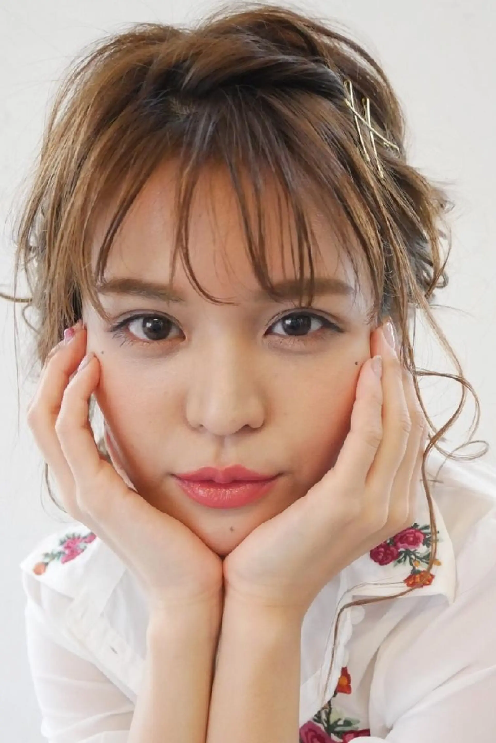 セミロング カラー ヘアアレンジ 上田 恵里のヘアスタイル