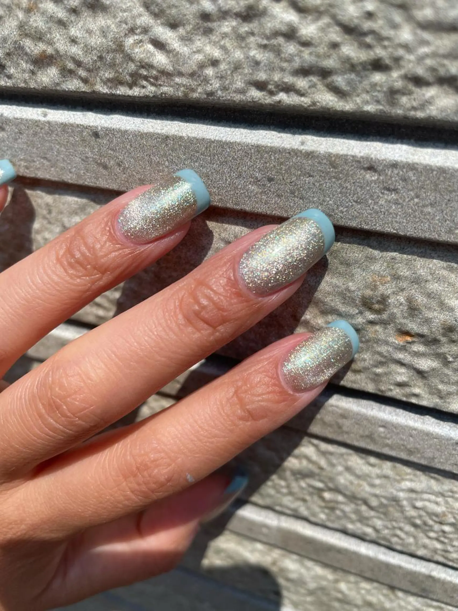 ネイル フレンチネイル マグネットネイル MH_ Nailのネイルデザイン