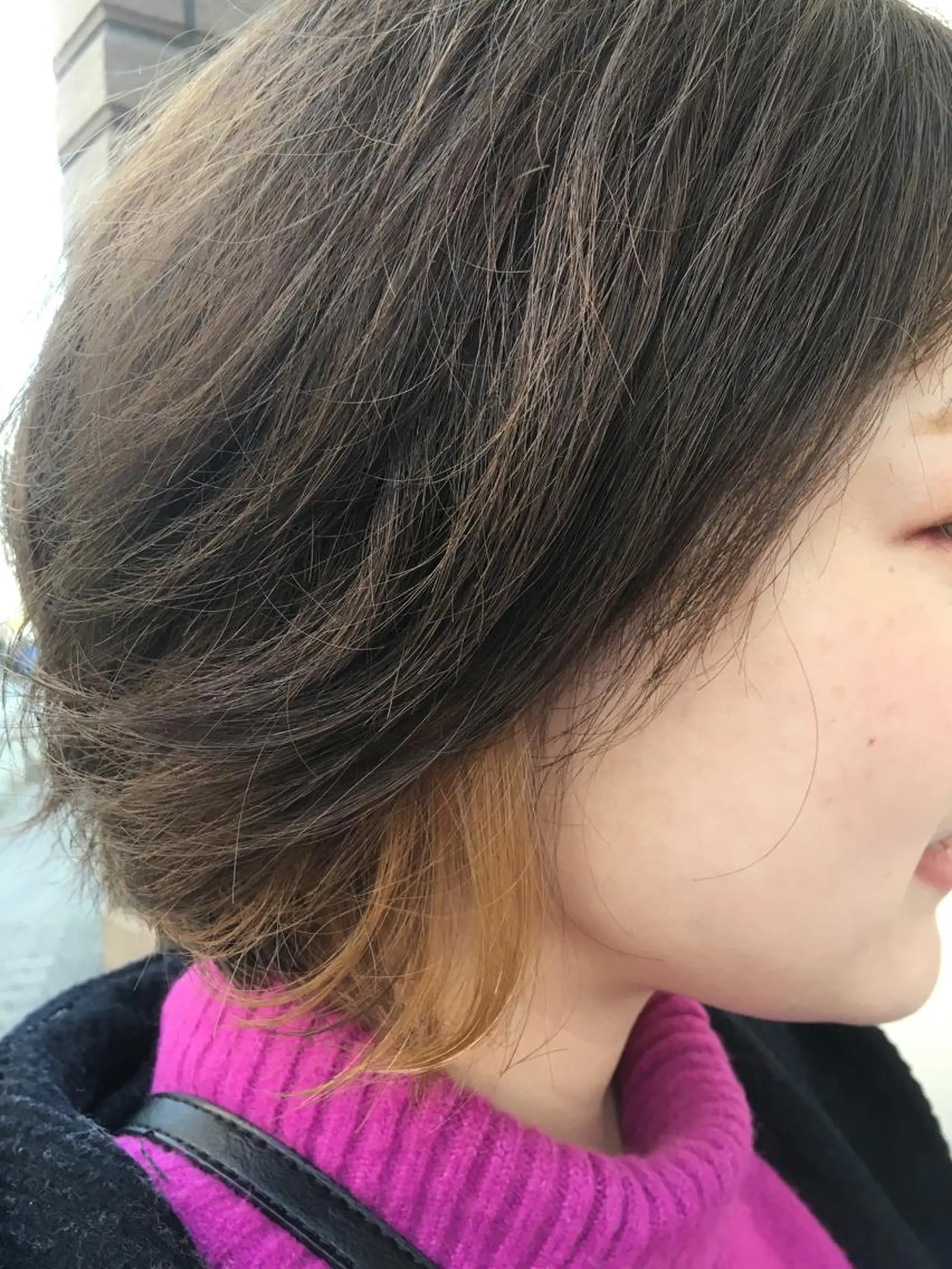 ショート カラー ヘアアレンジ インナーカラー IVY joure Suzu.のヘアスタイル