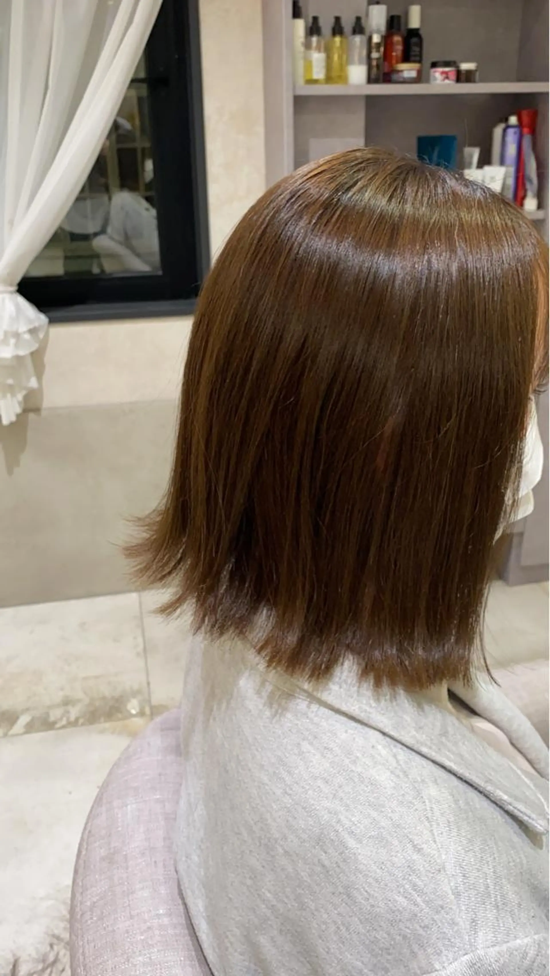ミディアム カラー カット ヘアカラー トリートメント CIEL天六店 三上春のヘアスタイル