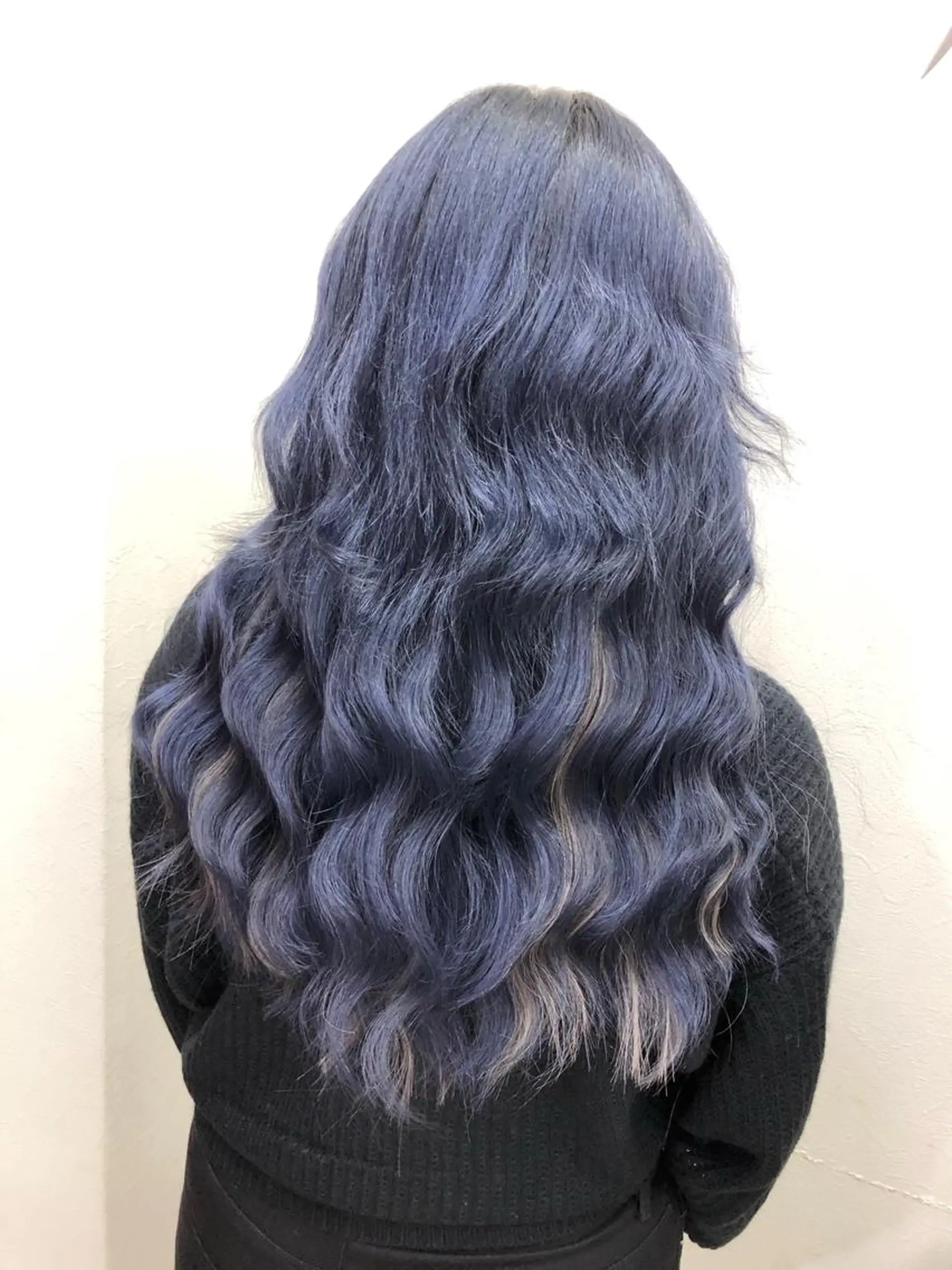 セミロング アッシュ ヘアカラー トリートメント エクステ 池袋🧡ダブルカラー /馴染ませエクステのヘアスタイル