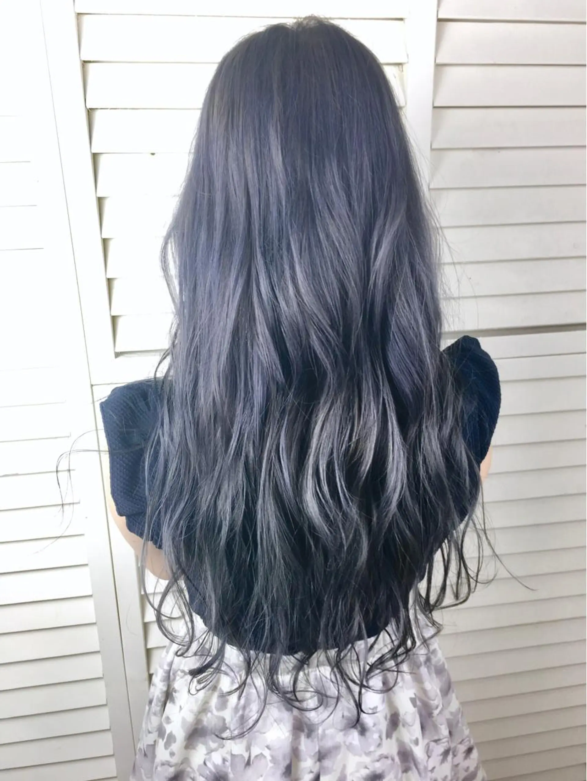 ロング カラー ブルーカラー ブルージュ 透明感カラー ラベンダーカラー メンズ特化 パーマ/オザワのヘアスタイル