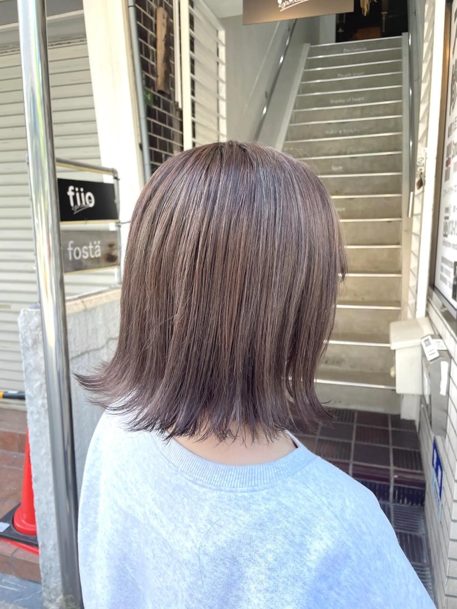 ショート カラー カット ヘアカラー 梅田美容室 山崎海波のヘアスタイル