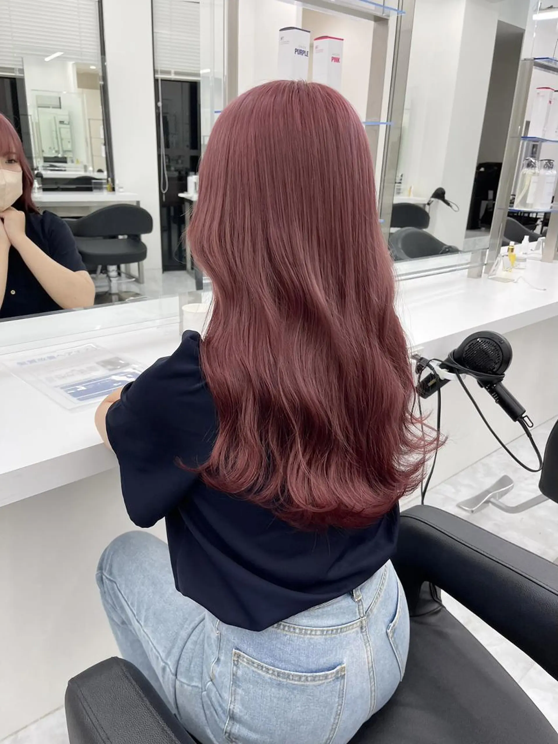 カラー ワンホン🇨🇳レイ ヤー🥀横浜101のヘアスタイル