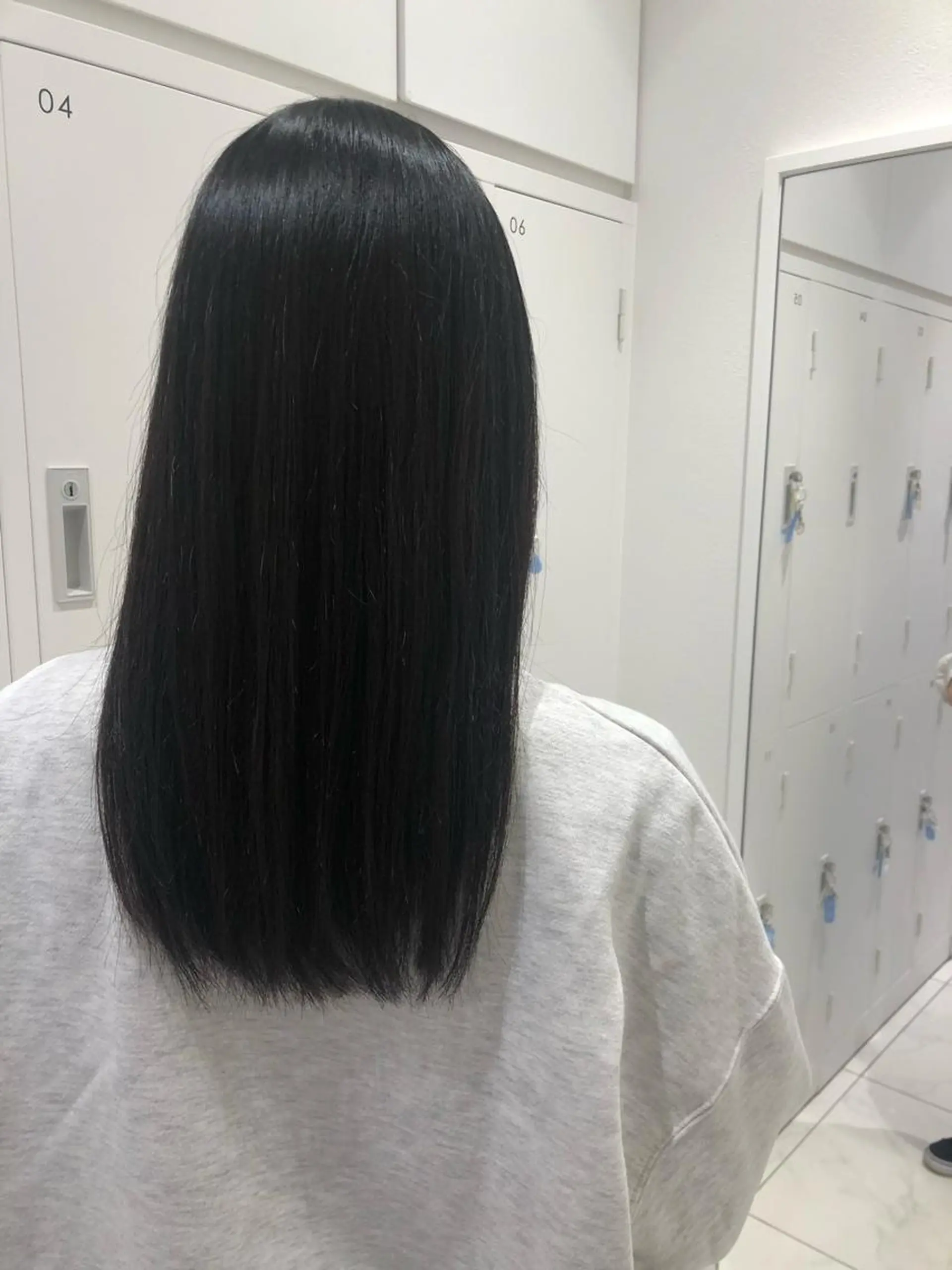 ロング カット 縮毛矯正 カット✂︎カラー堀切 美里のヘアスタイル
