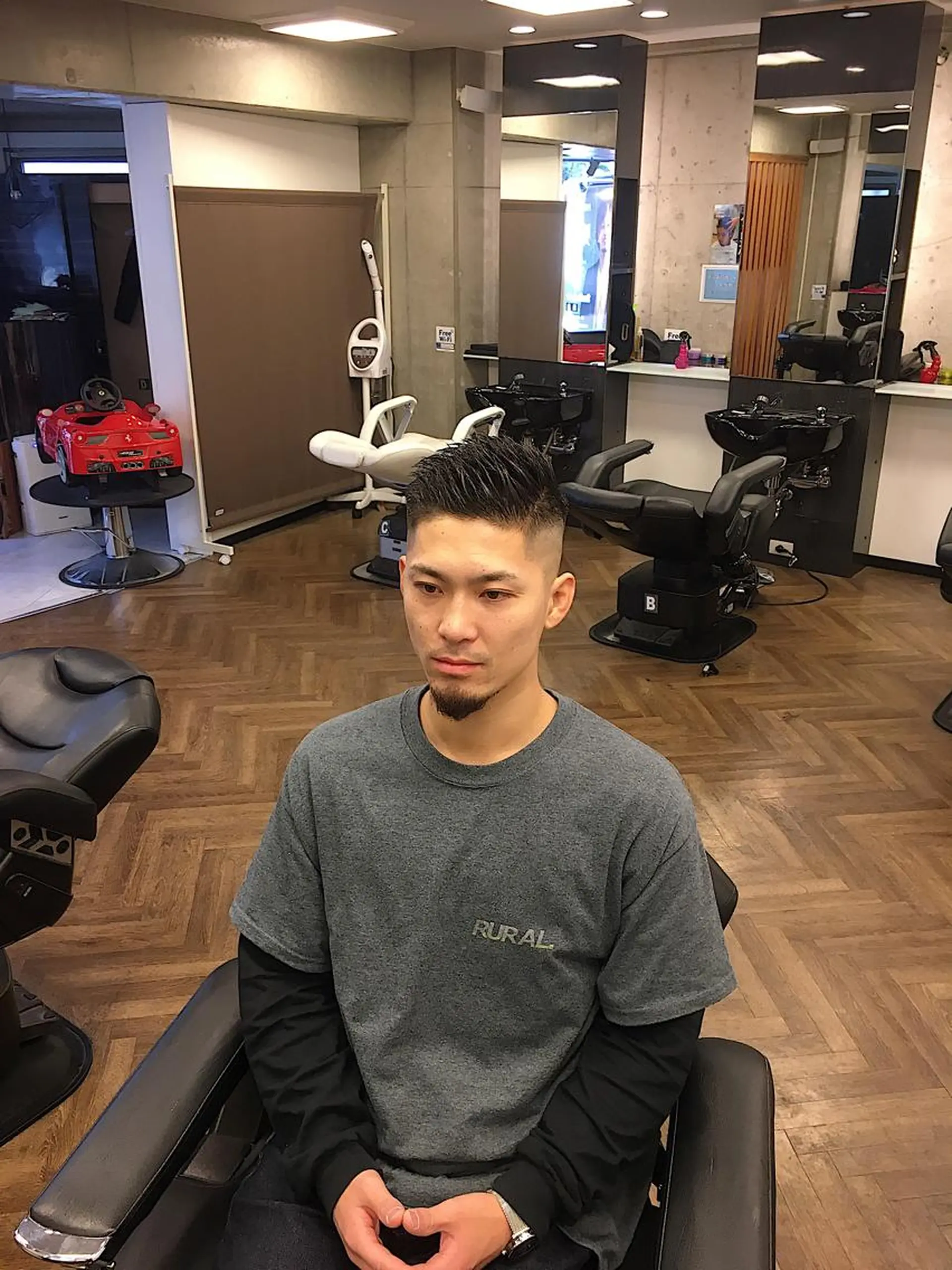 ショート メンズ フェードカット スキンフェード ショートヘア カット 前田賢生 ご新規様はNGのヘアスタイル