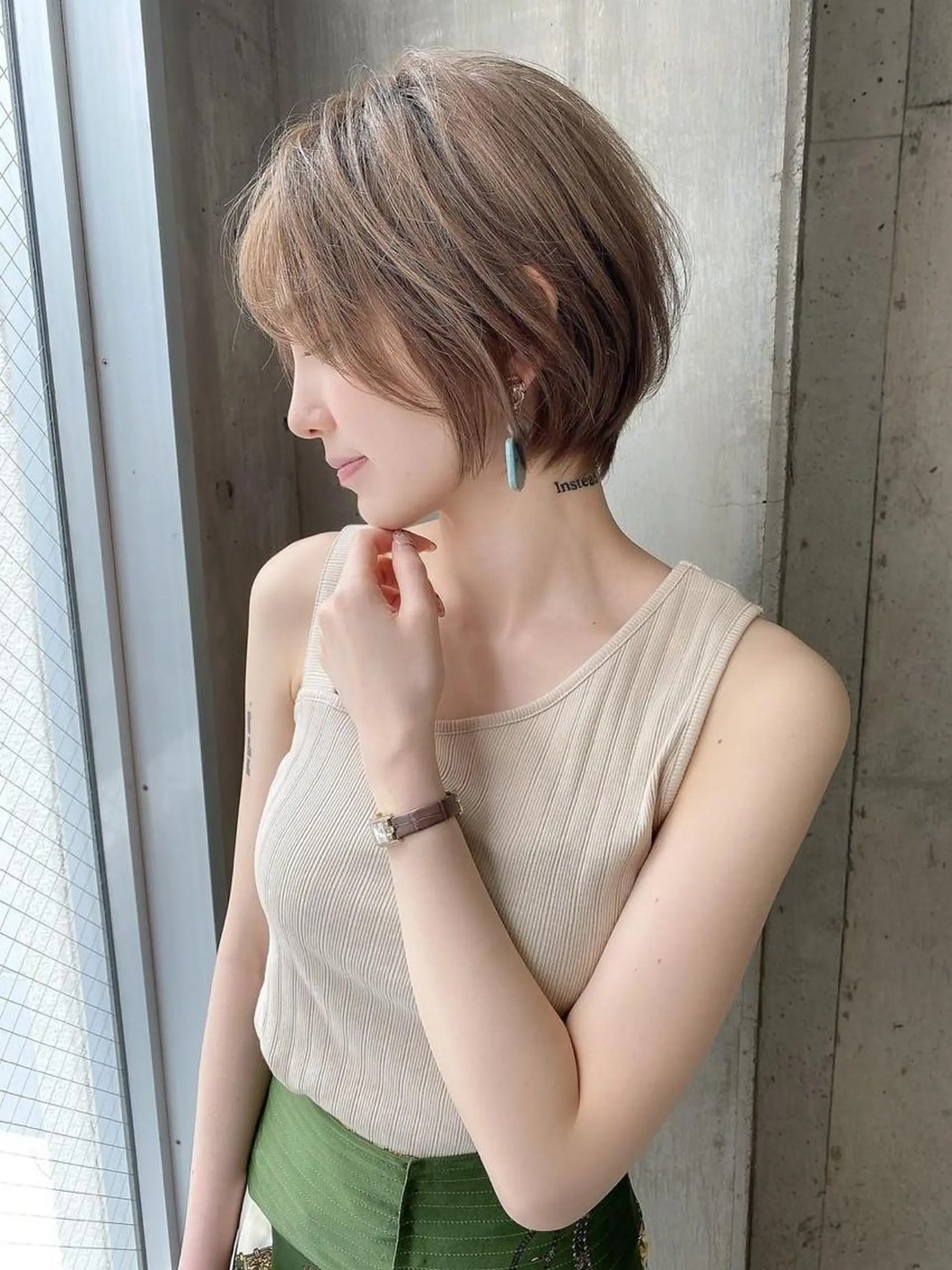 ショート ショートヘア ヘアカラー トリートメント 韓国ヘア/髪質改善 /Harunaのヘアスタイル