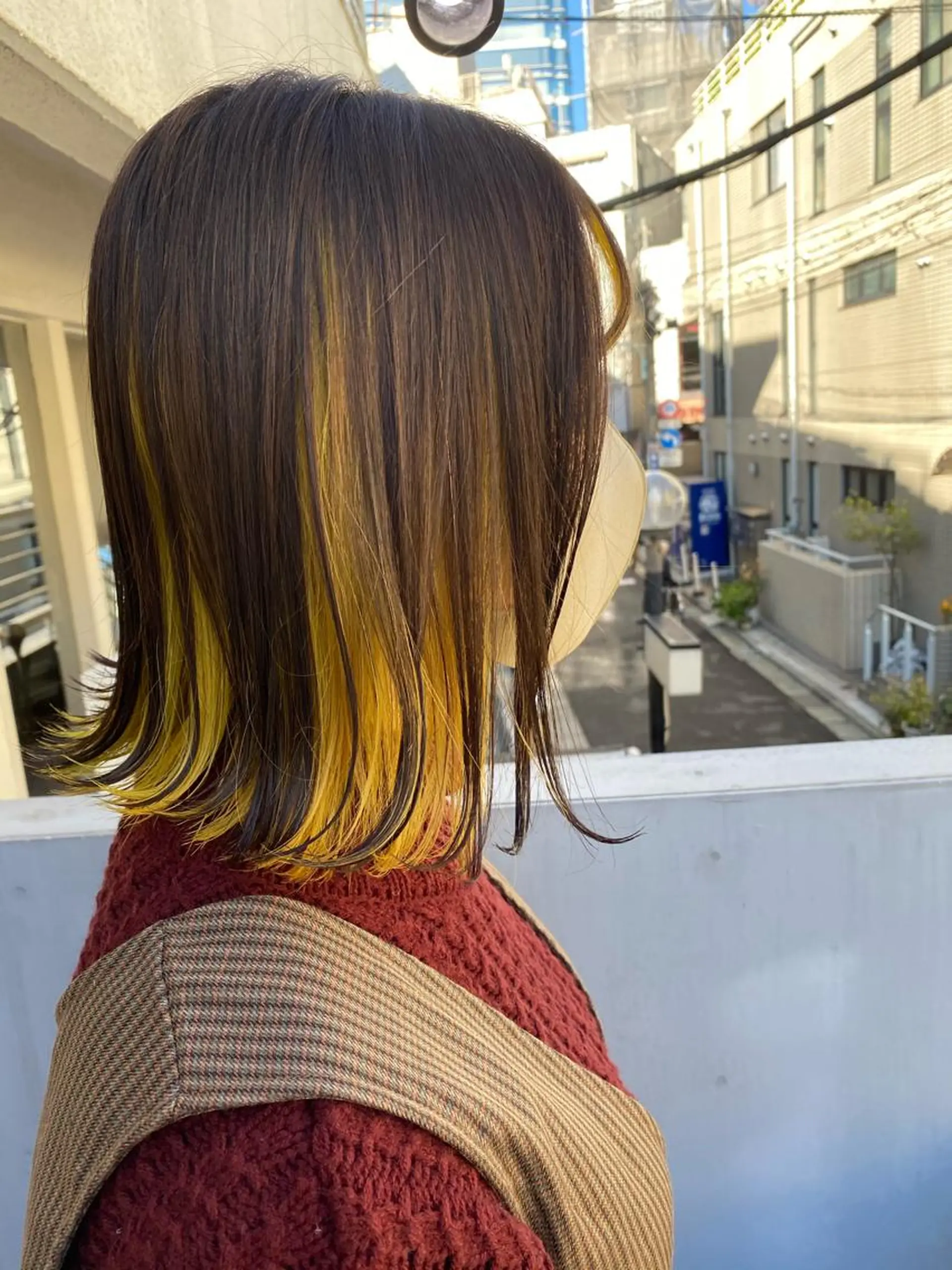ミディアム カラー カット ヘアカラー トリートメント TELA HAIR 副代表🍃笹岡航太のヘアスタイル