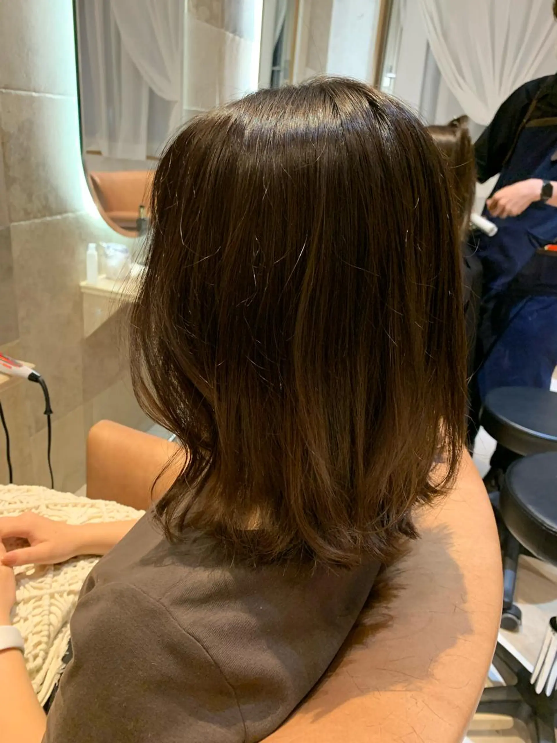 ミディアム 韓国ヘア/髪質改善 /Harunaのヘアスタイル