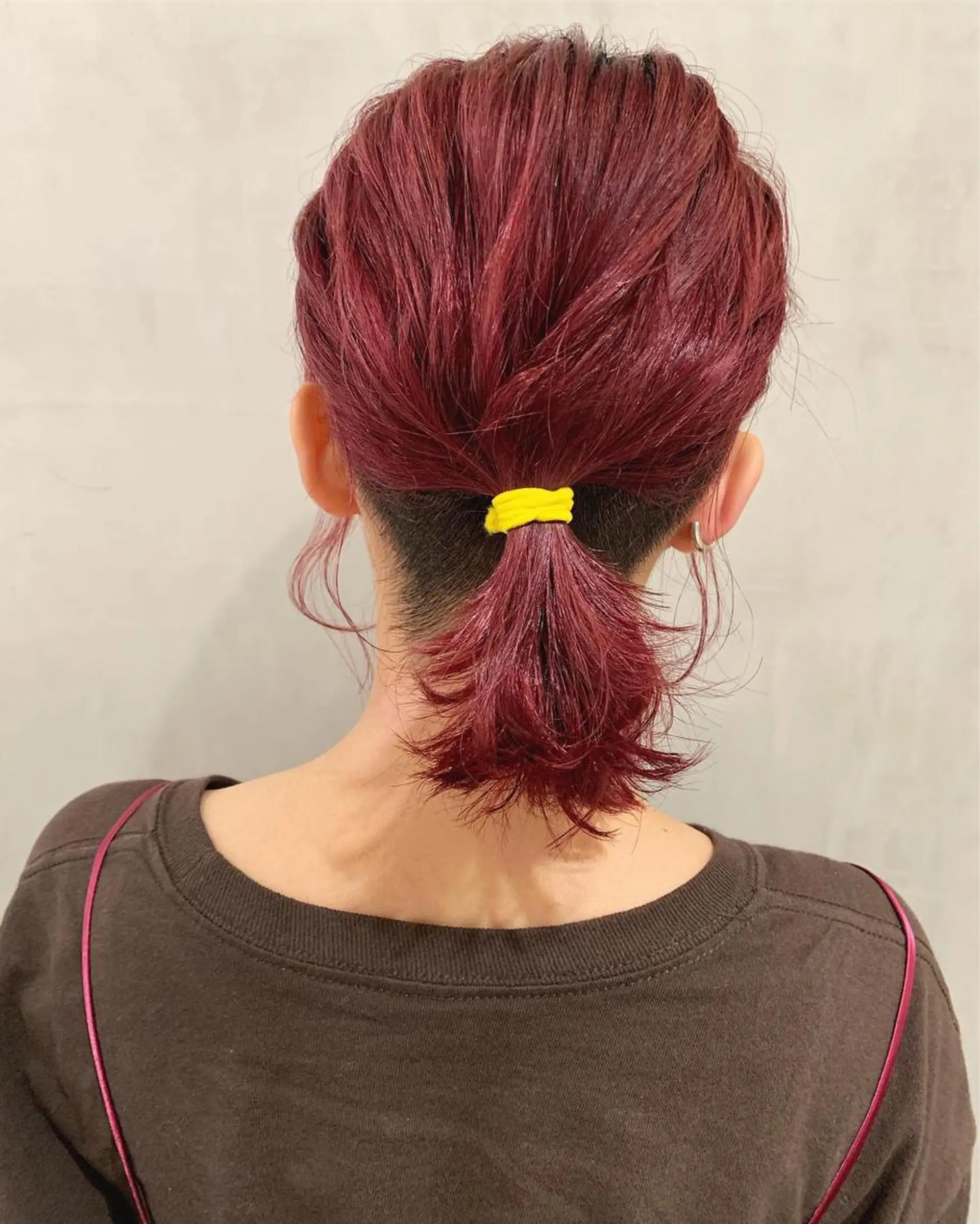 ショート カラー ヘアアレンジ カット ヘアカラー トリートメント 優 作のヘアスタイル