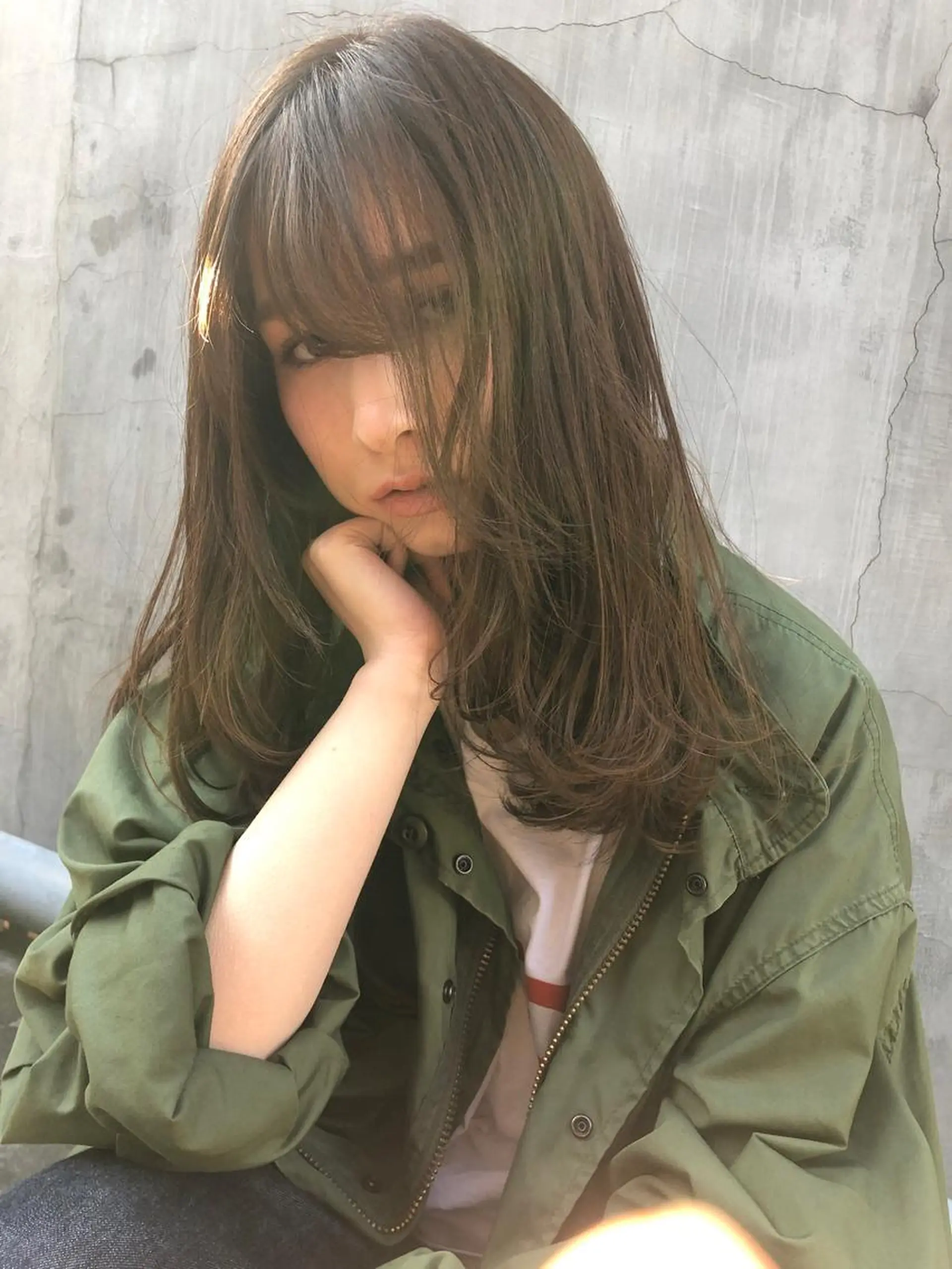 セミロング カラー ブランロール中目黒店所属・stylist 杉浦駿生のヘアスタイル