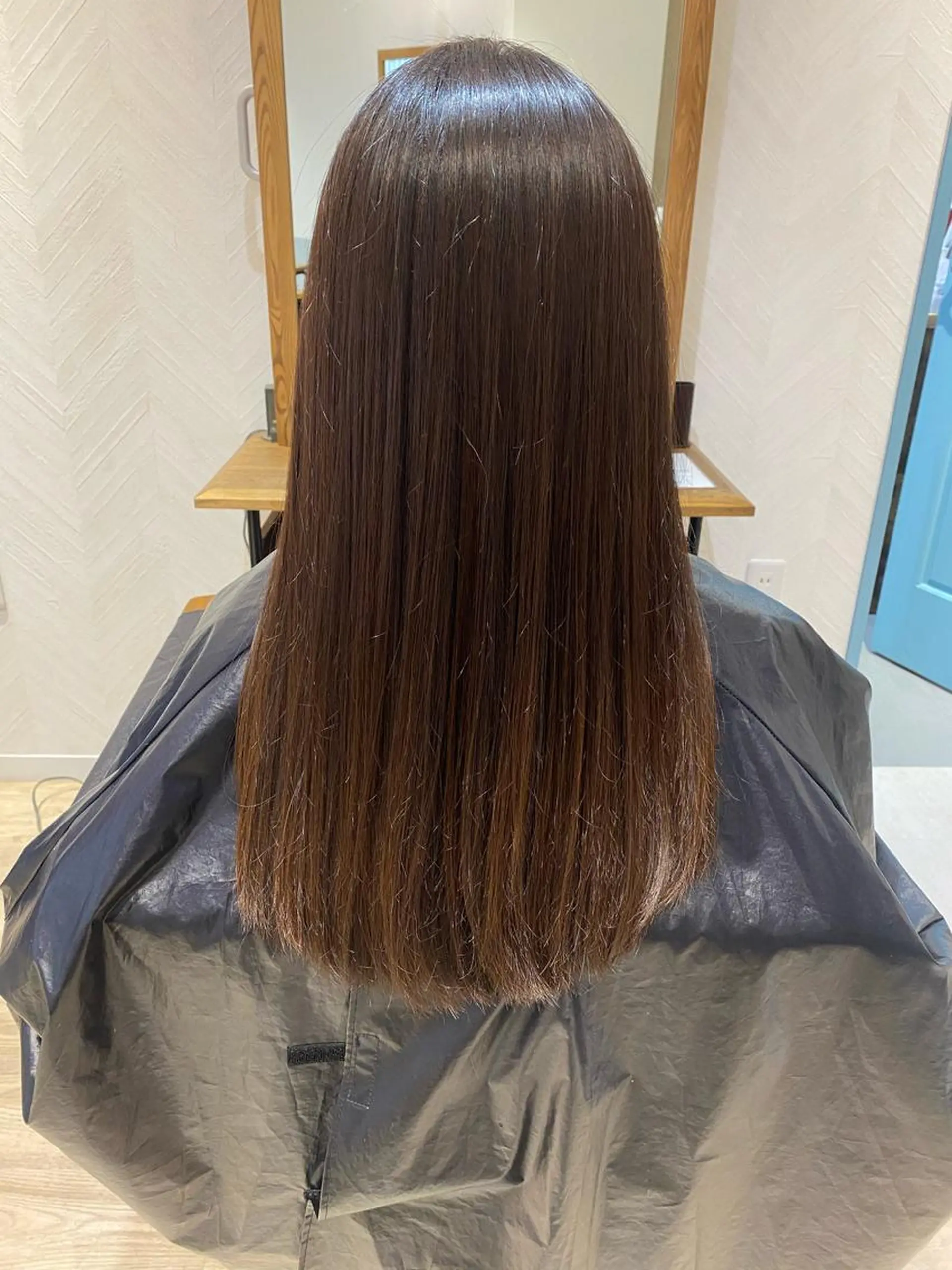 ロング 縮毛矯正 やまぐち まりんのヘアスタイル