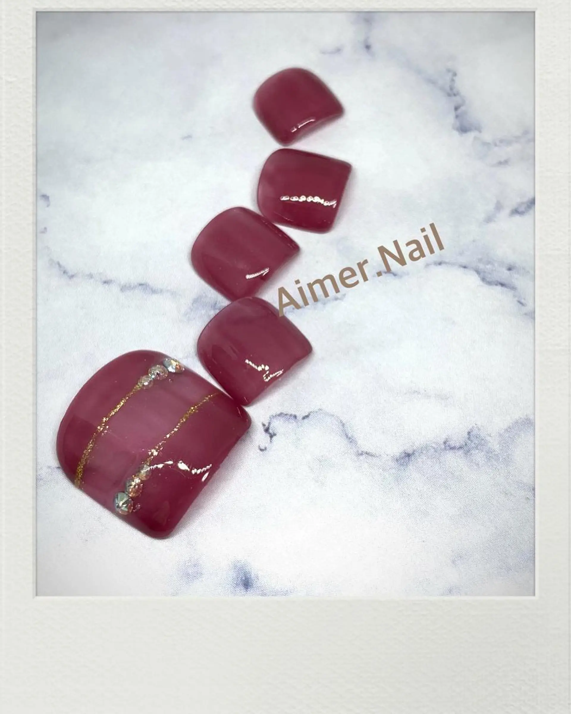 ネイル フットネイル フットネイル Aimer. Nailのネイルデザイン