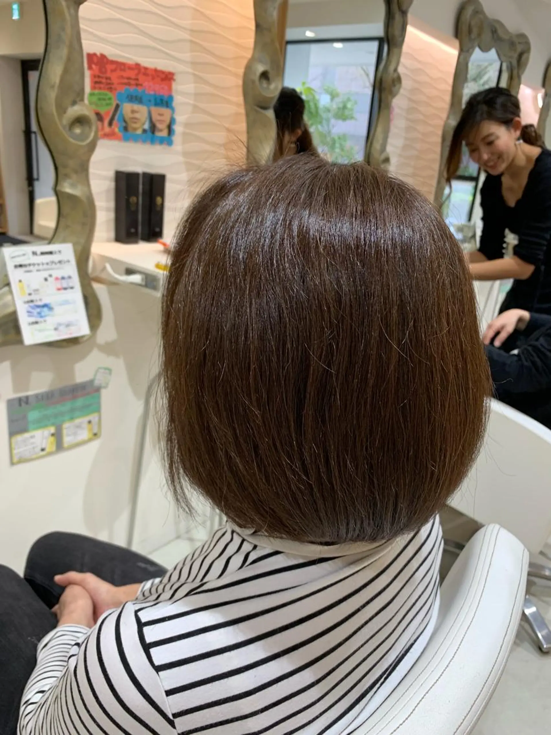 ミディアム カラー ヘアカラー トリートメント 松吉 純平のヘアスタイル