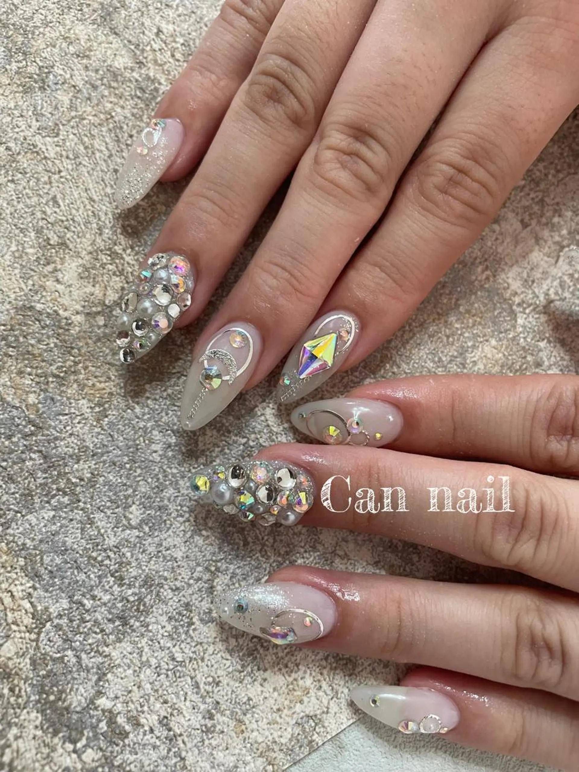 ロング ネイル Parfum パルファンのネイルデザイン