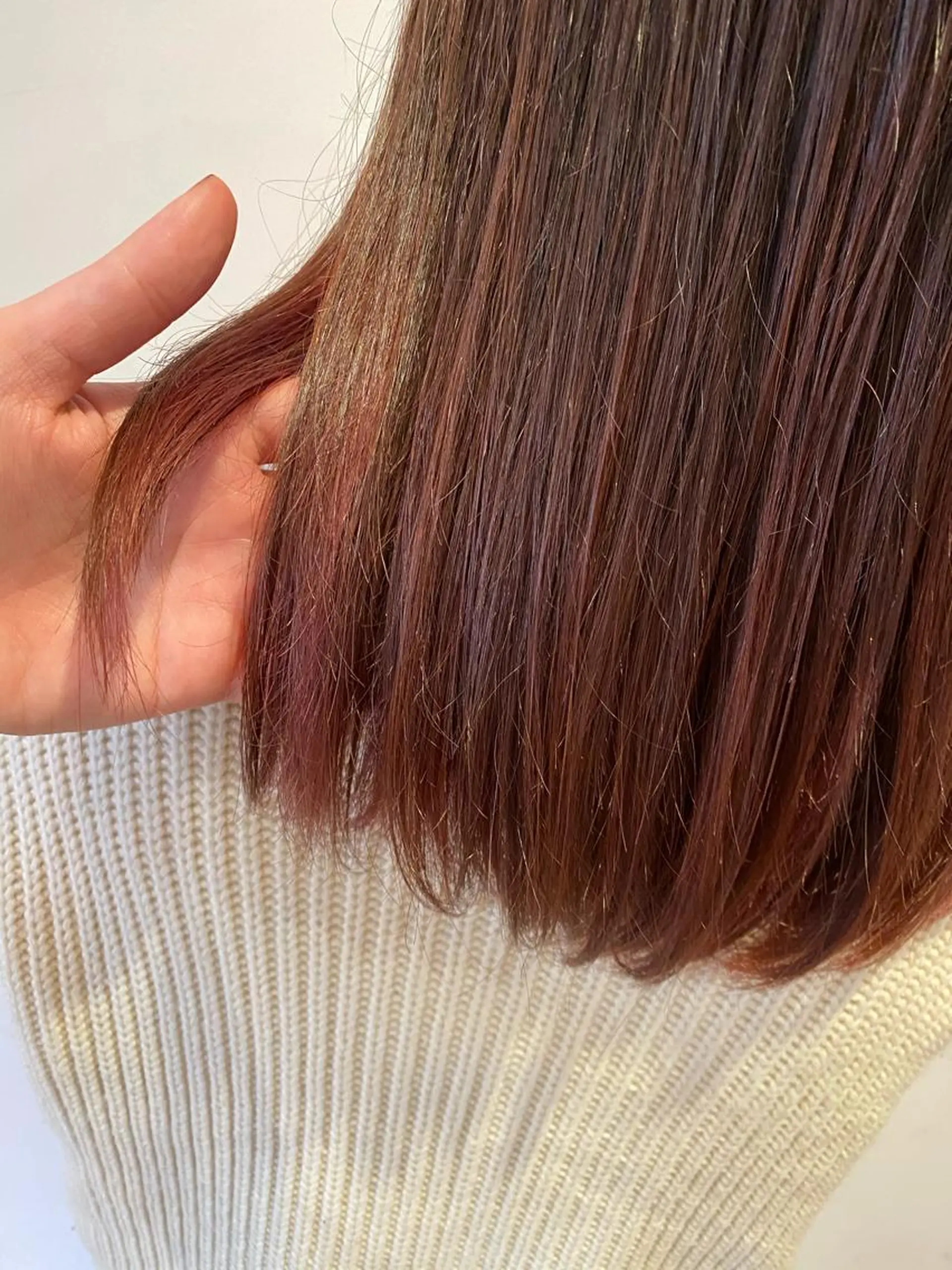 ミディアム カラー わかばやし ゆうこのヘアスタイル