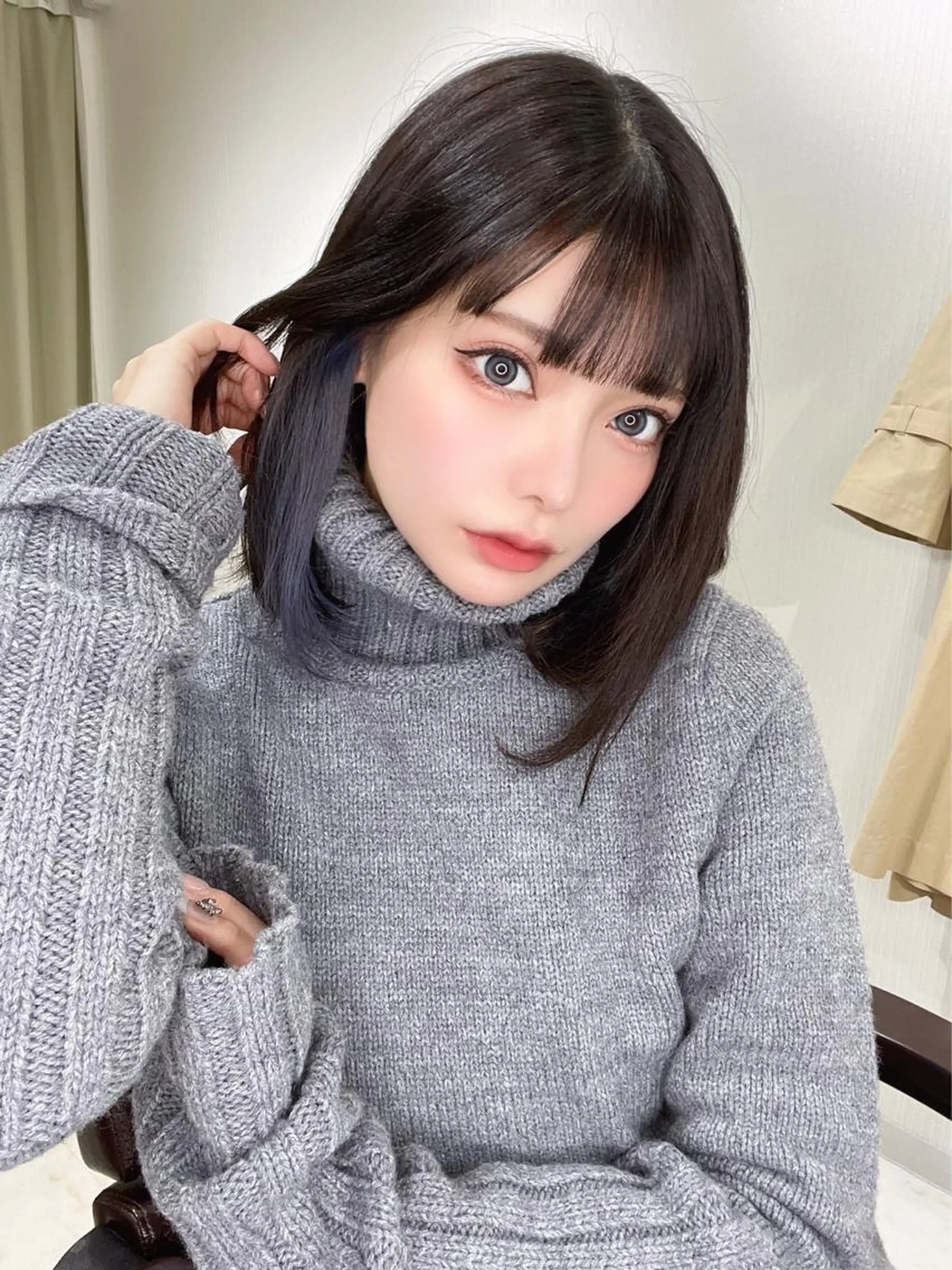 ミディアム カラー ヘアカラー トリートメント 【Diar】オーナー アキヨシケンタのヘアスタイル