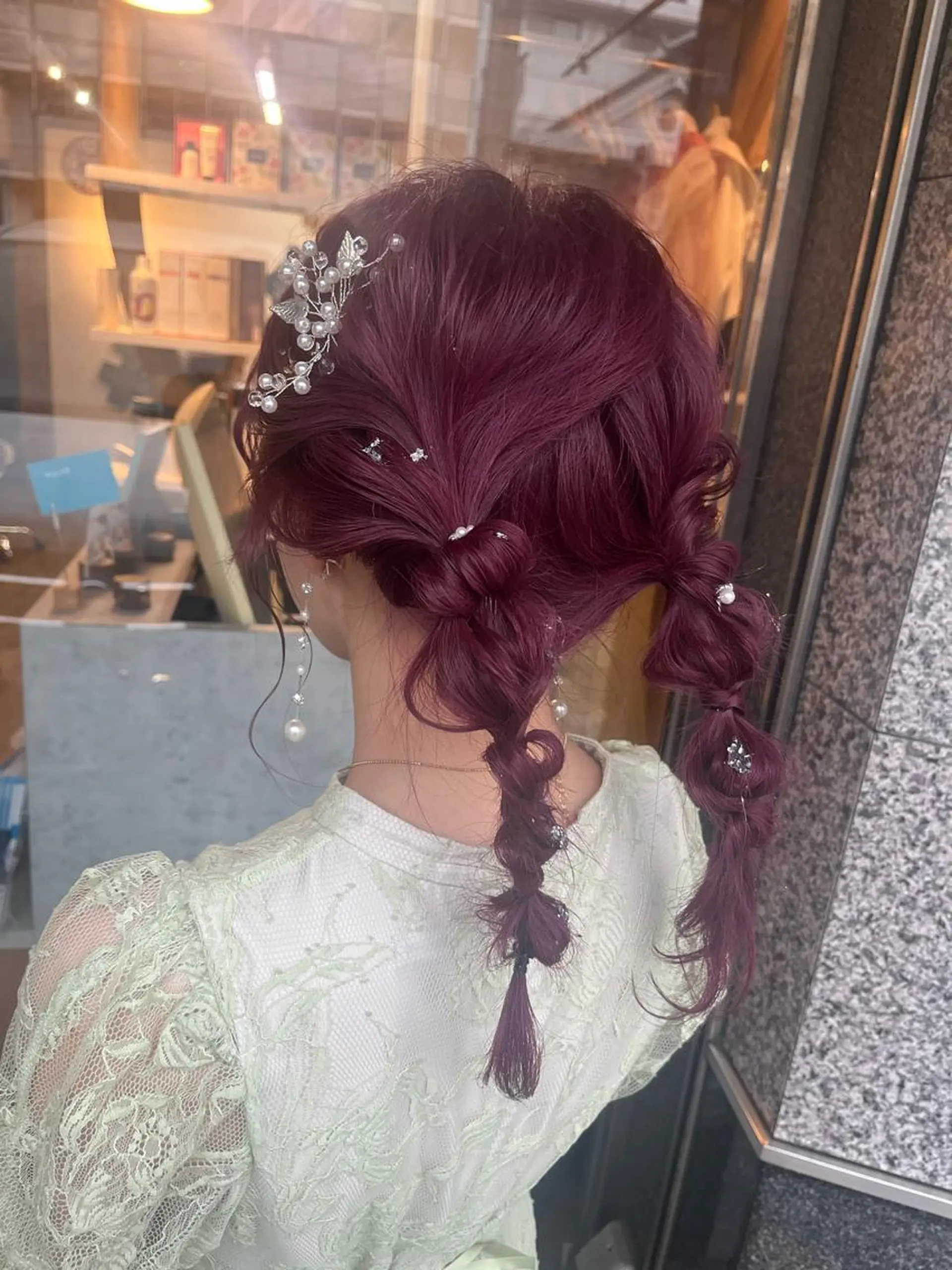 セミロング ヘアアレンジ ヘアセット IMARI /のヘアスタイル