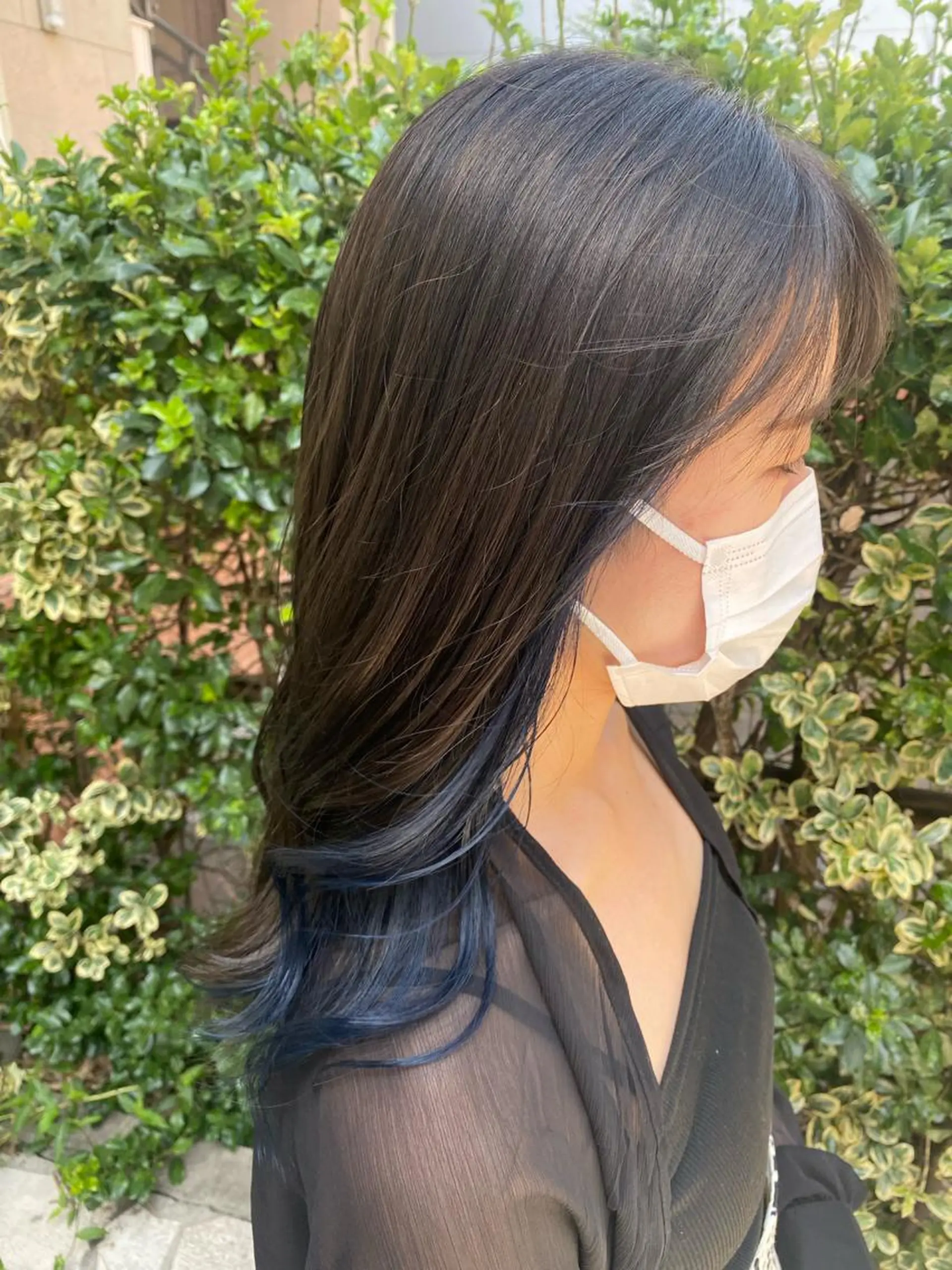 セミロング 古賀 紅音のヘアスタイル