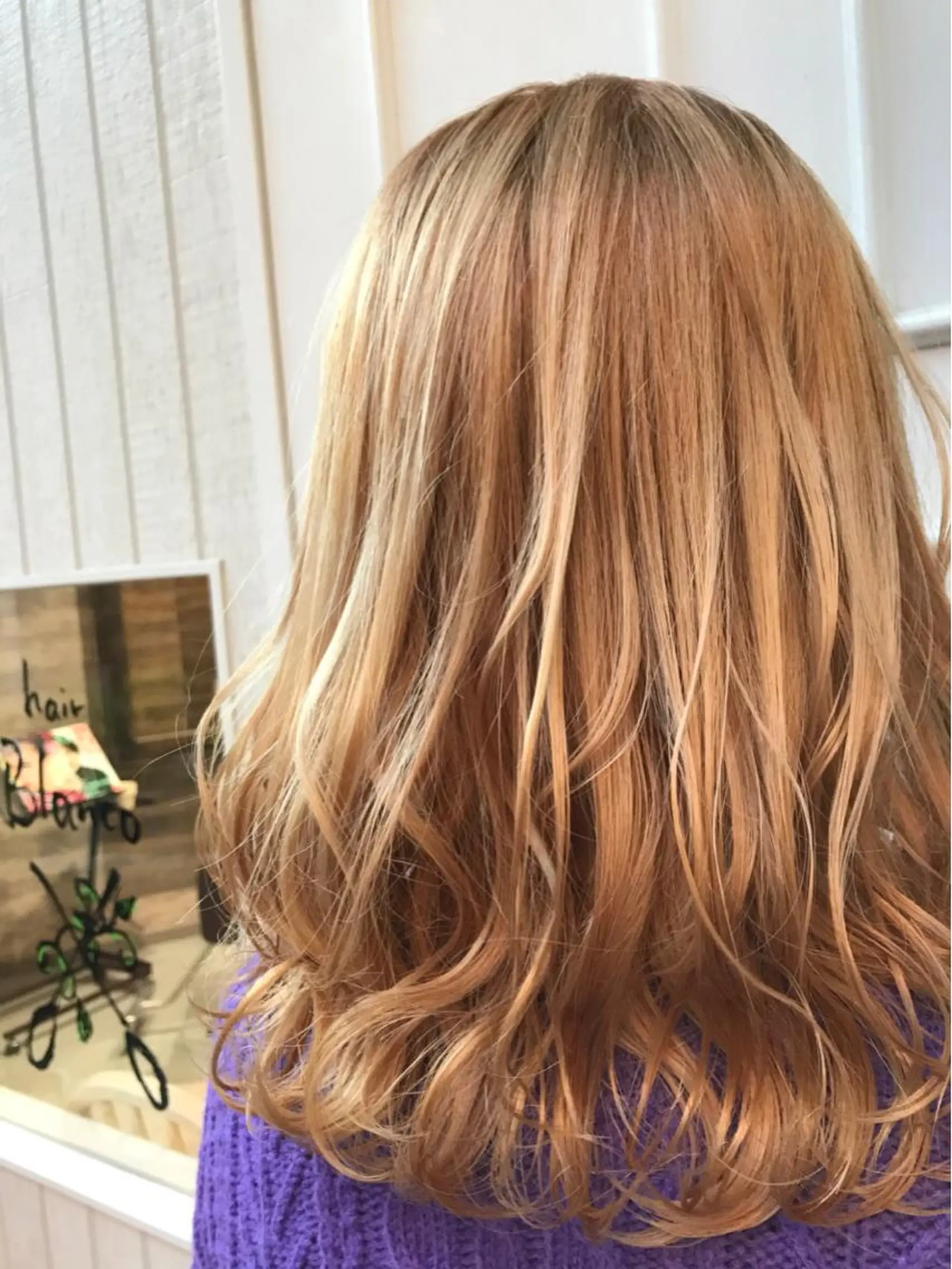 ミディアム カラー ブロンド イエローカラー 💈Blanco💈 カラー&ケア🌈のヘアスタイル