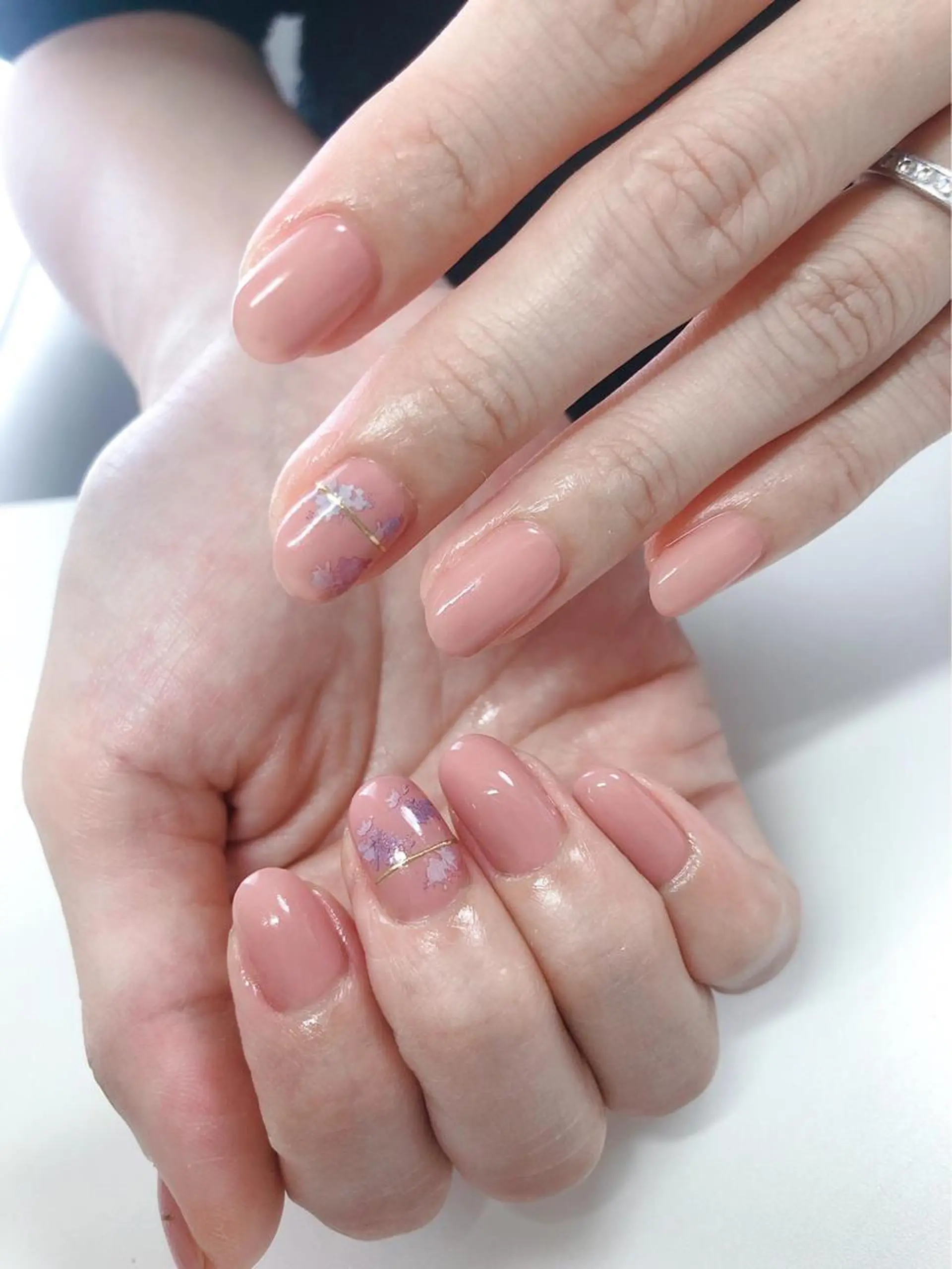 ネイル フットネイル グリーン オフィスネイル ワンカラーネイル Lily Roseスタッフ一同のマツエク・マツパデザイン