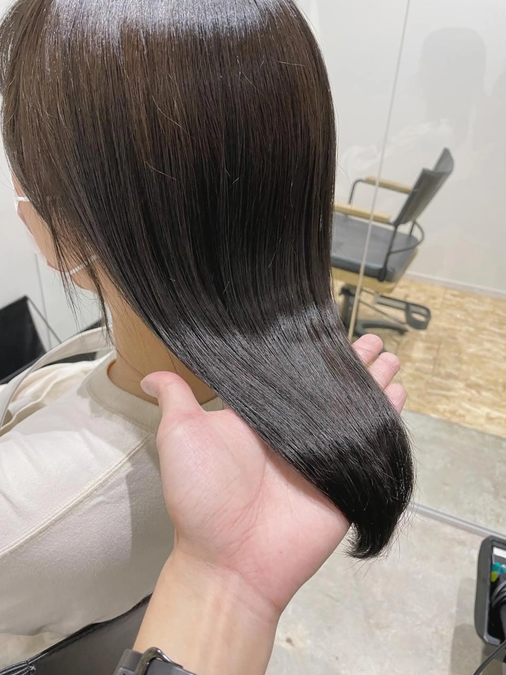 ミディアム カラー 髪質改善 トリートメント カット ヘアカラー トリートメント 髪質改善とカラー特化 ✨Hito.nowaのヘアスタイル