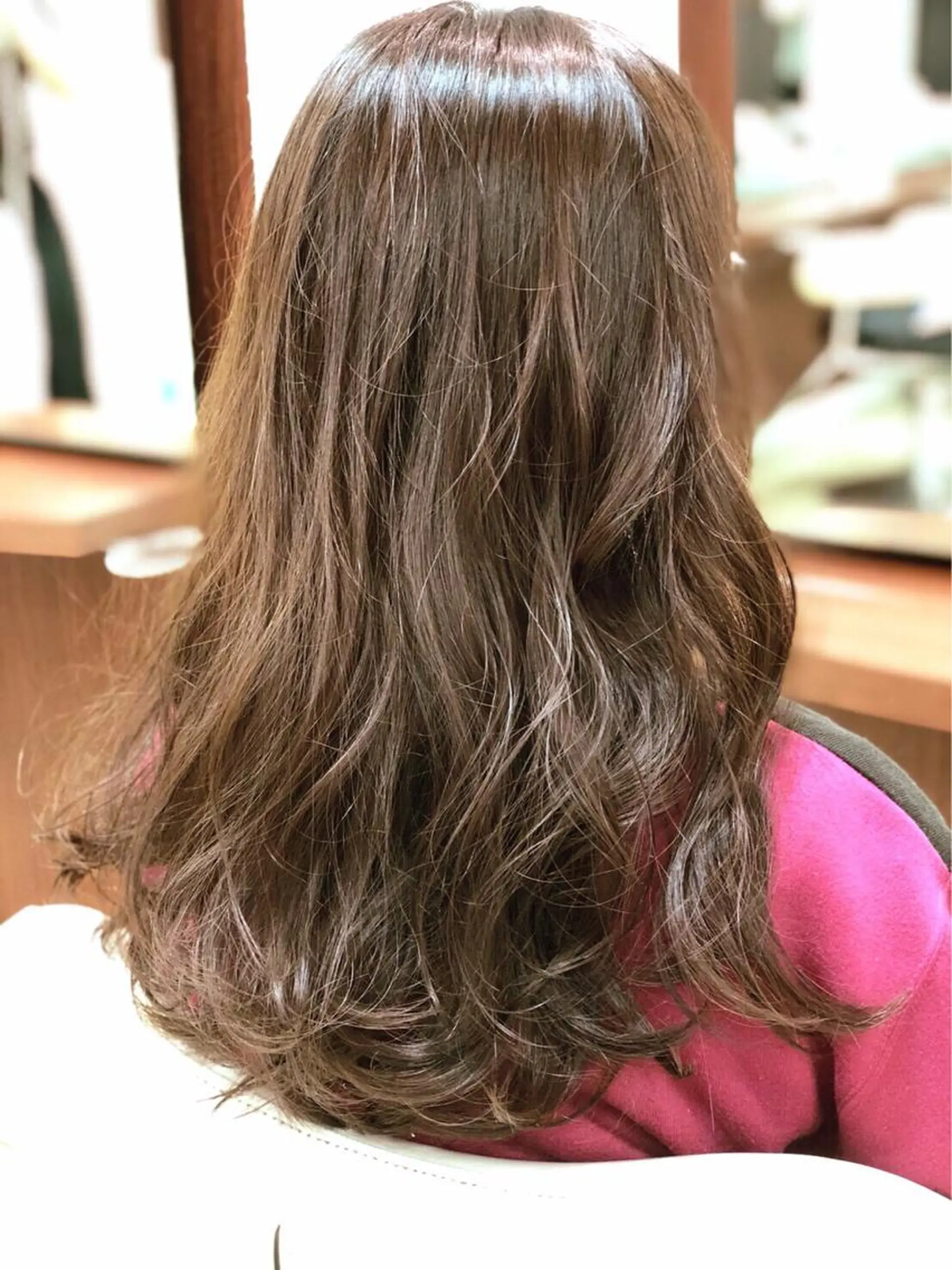 ロング カラー パーマ ヘアアレンジ 齊藤 久恵のヘアスタイル