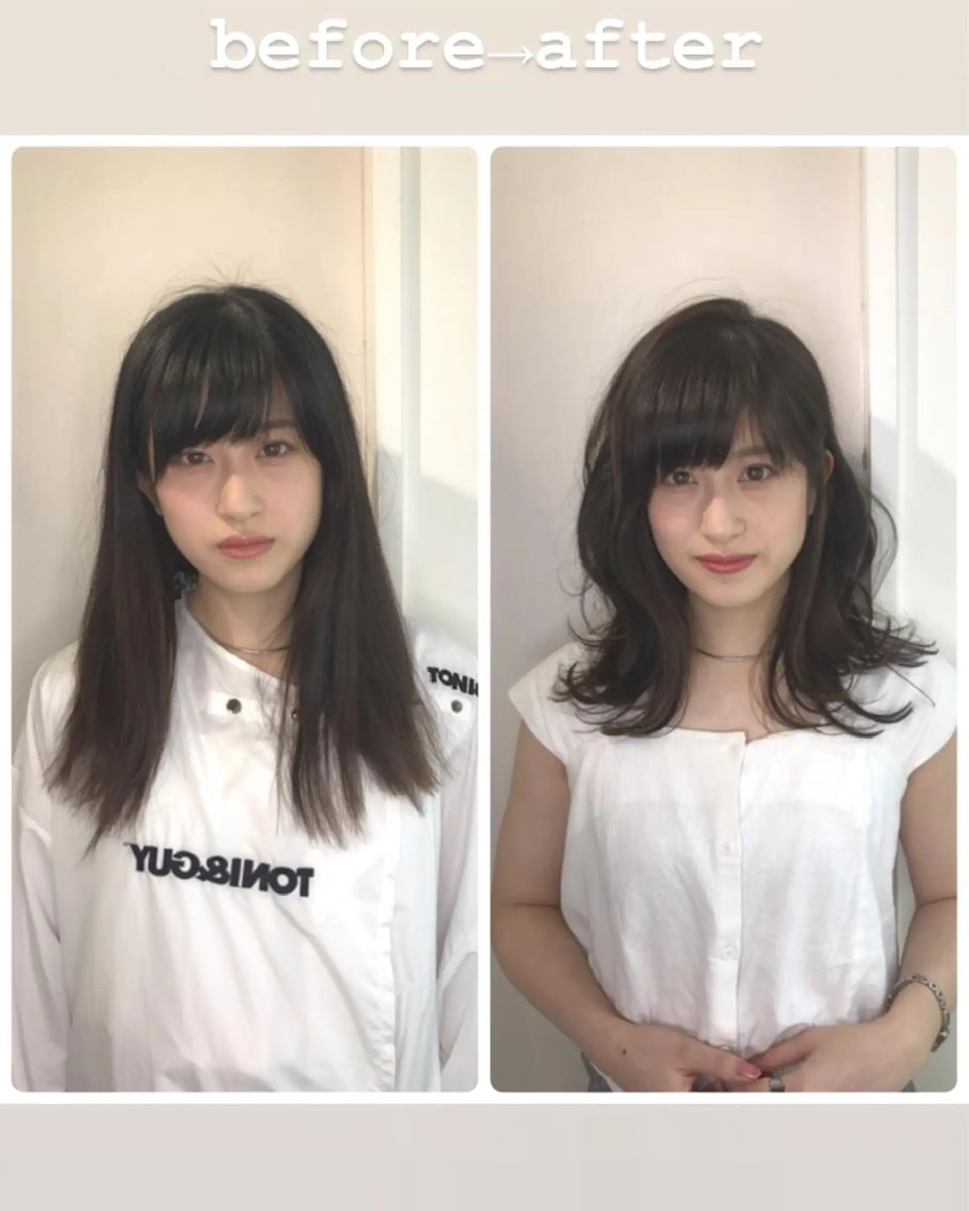 ミディアム カラー ミディアムパーマ アッシュ アッシュグレー アッシュグレージュ ベージュカラー 寺山 佳貴のヘアスタイル