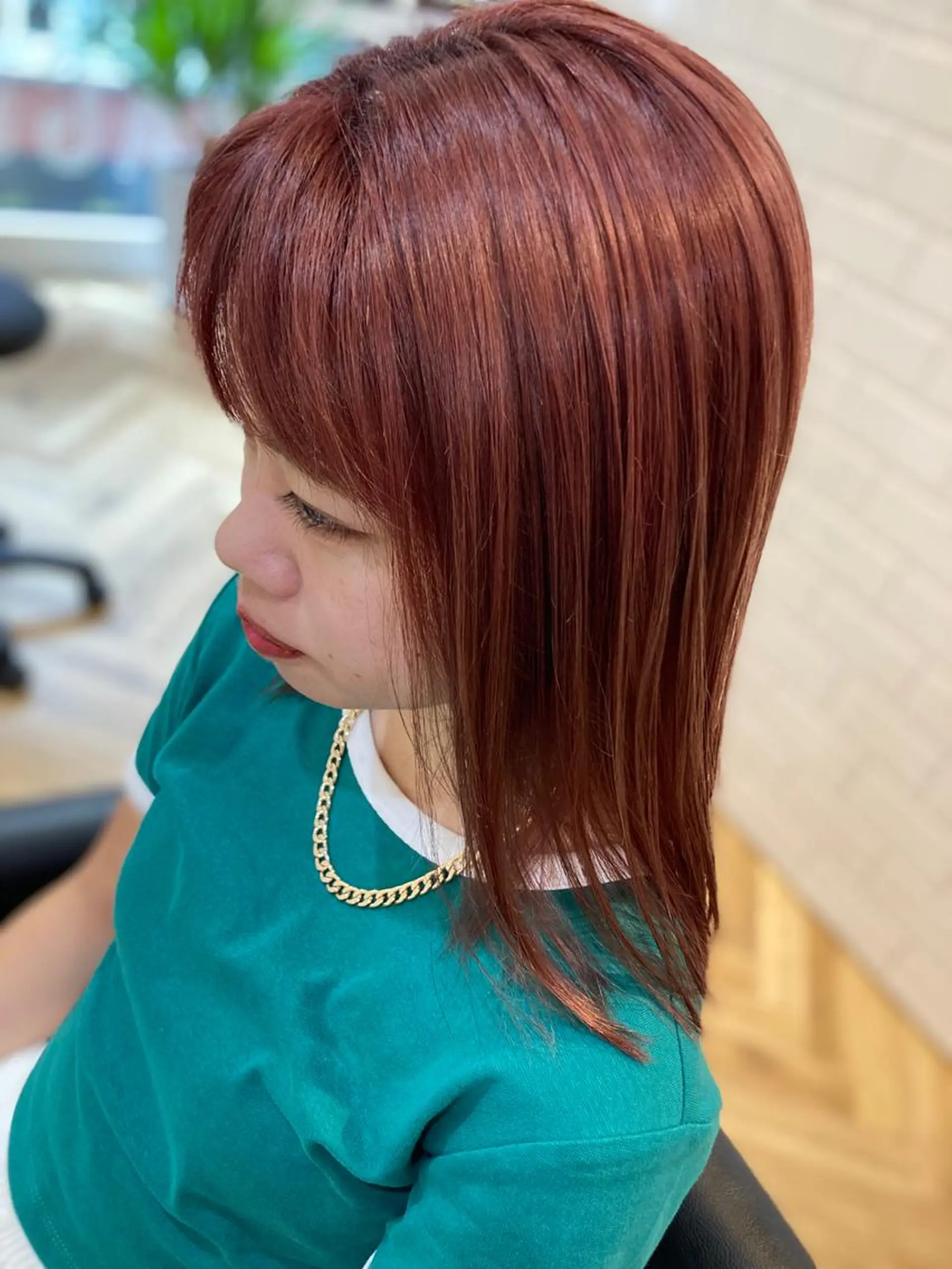 ミディアム ヘアカラー トリートメント SEAGULLIII 本通店のヘアスタイル