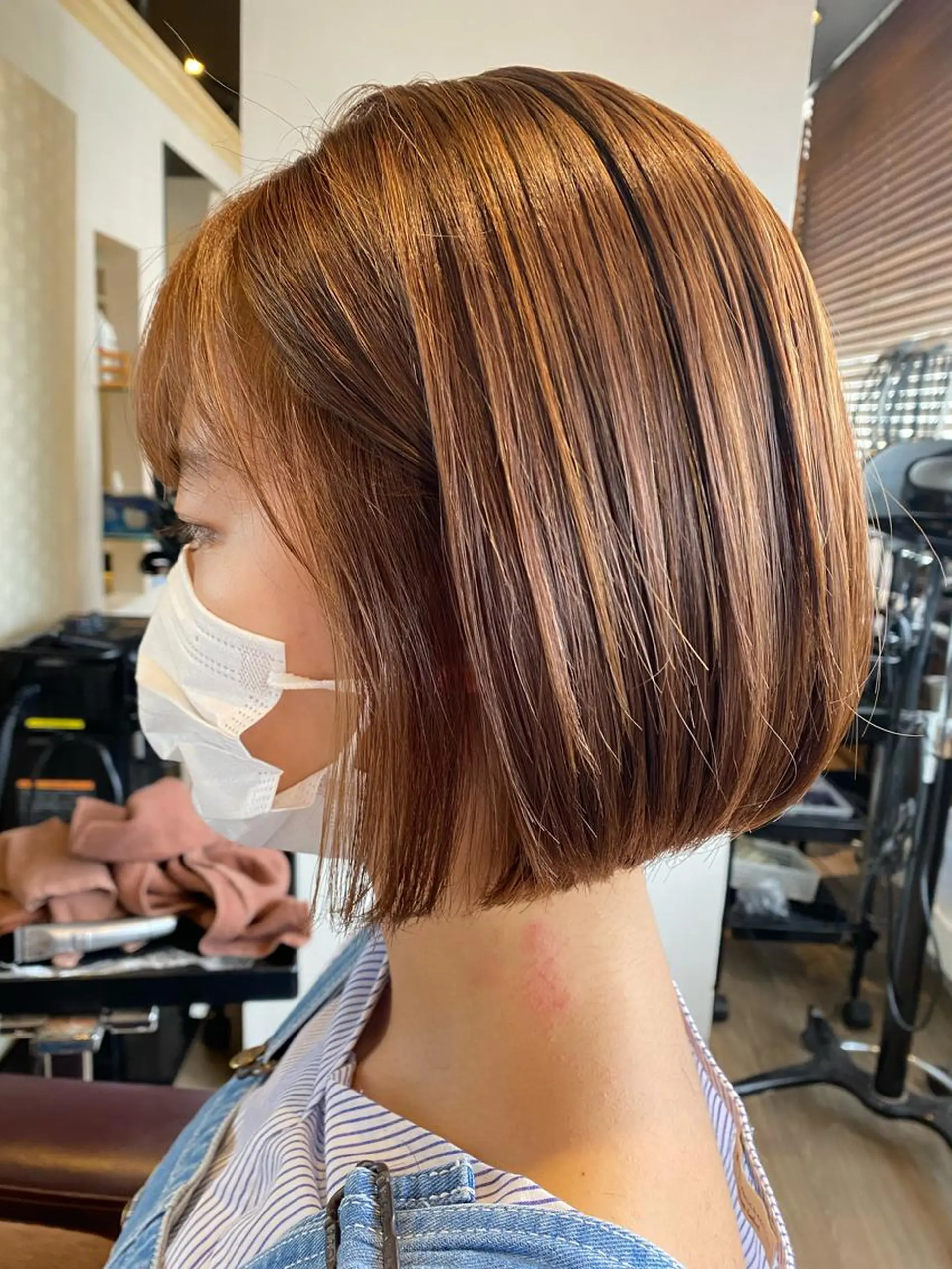 ミディアム カット 髪質改善/マツパ 透明感カラー衣笠のヘアスタイル