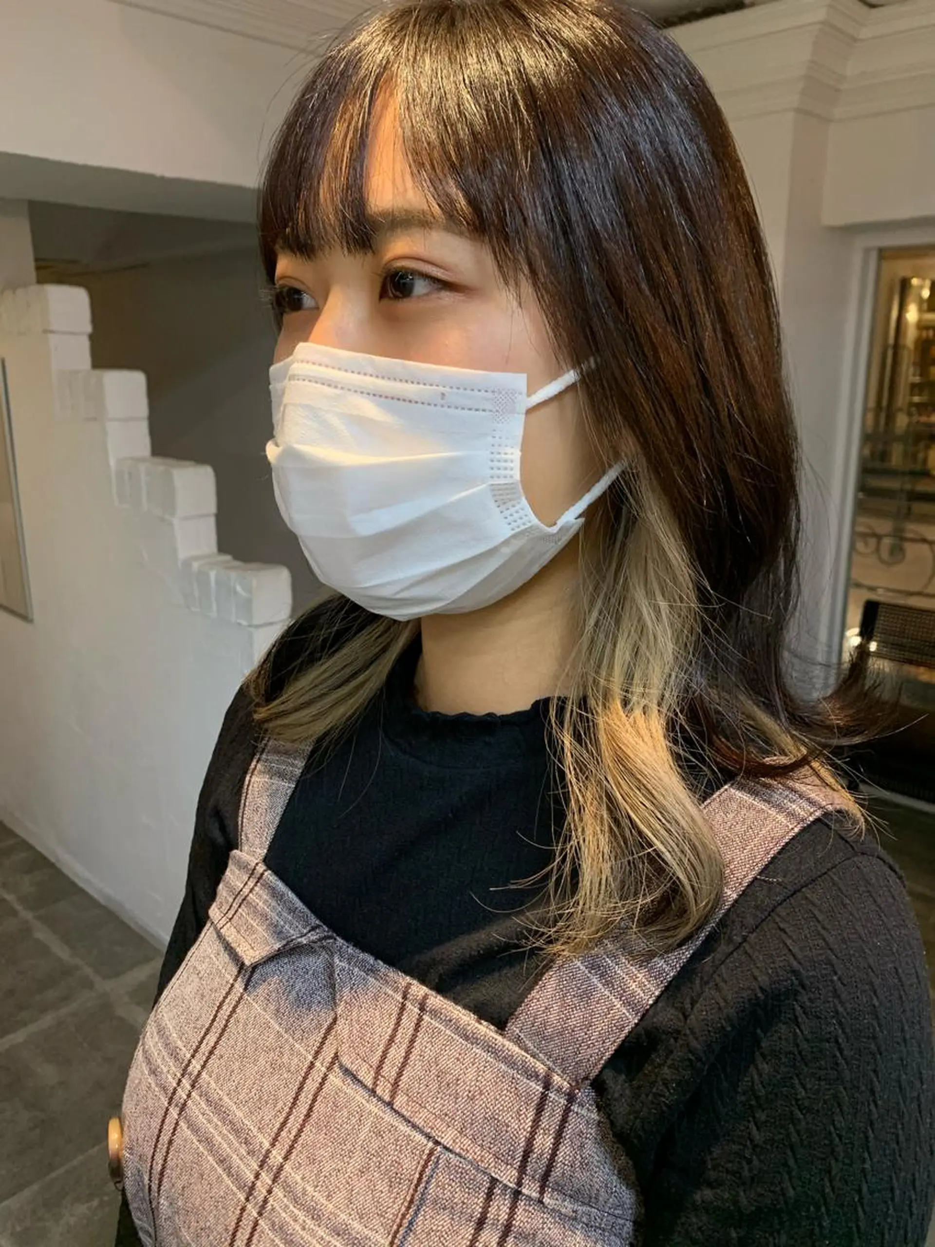 ロング カラー 平 ちひろのヘアスタイル