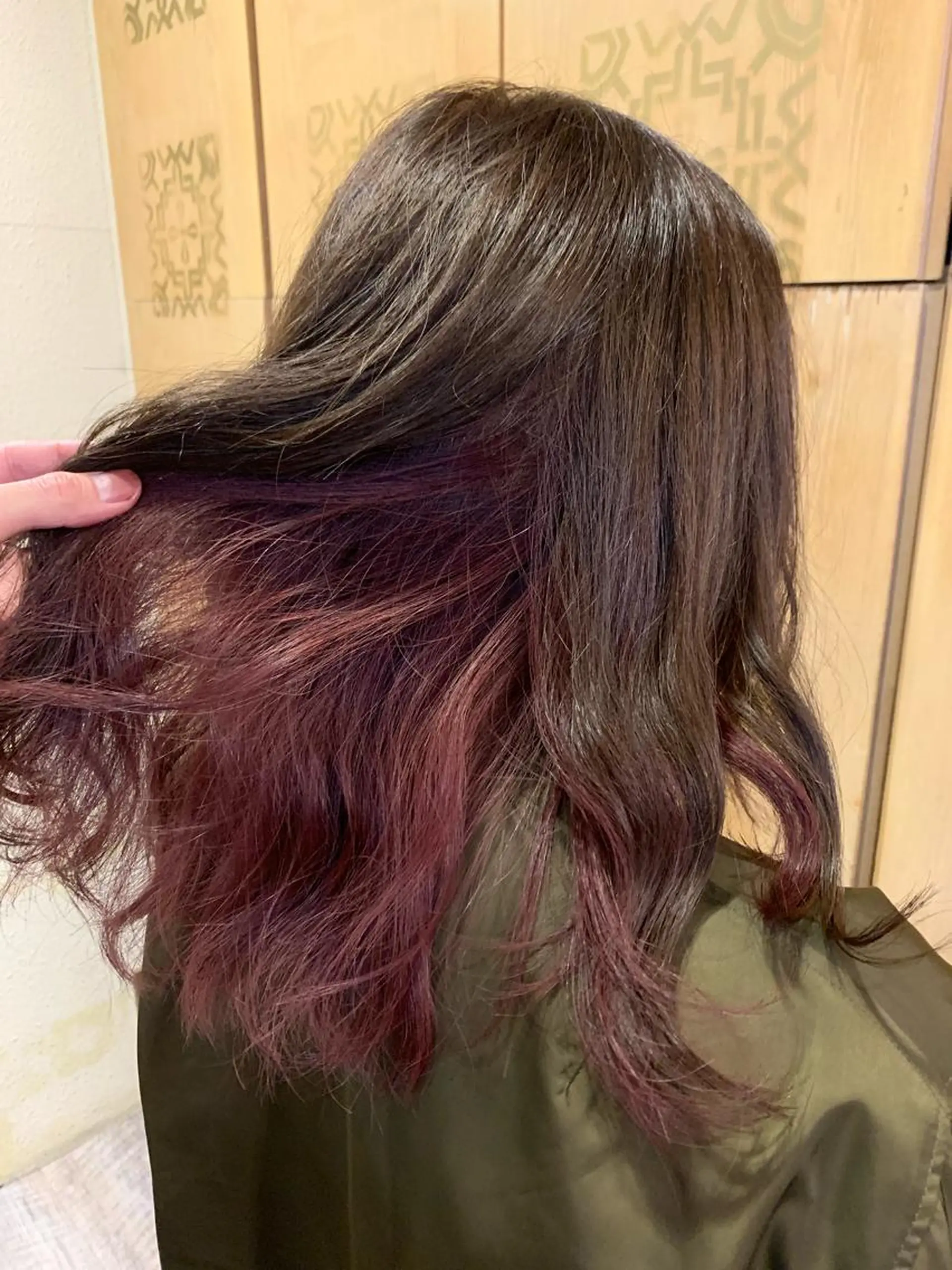 セミロング カラー ピンクカラー 🌈艶髪　矯正 川崎　海🌈のヘアスタイル