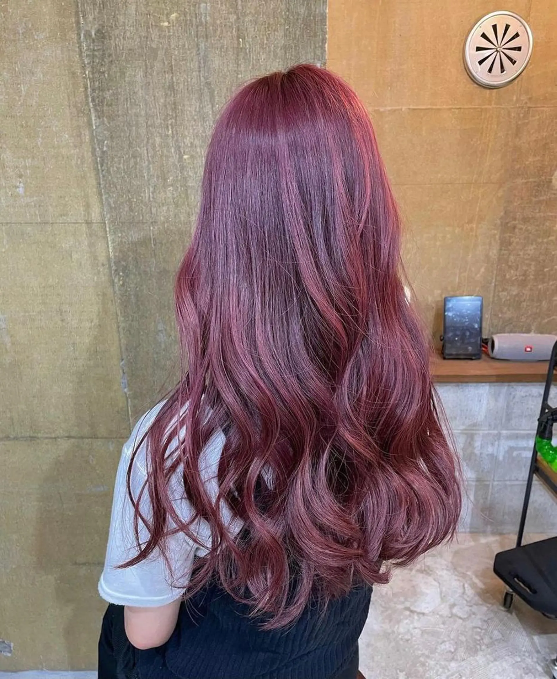 ロング カラー ピンクカラー ローズカラー 💈Blanco💈 カラー&ケア🌈のヘアスタイル