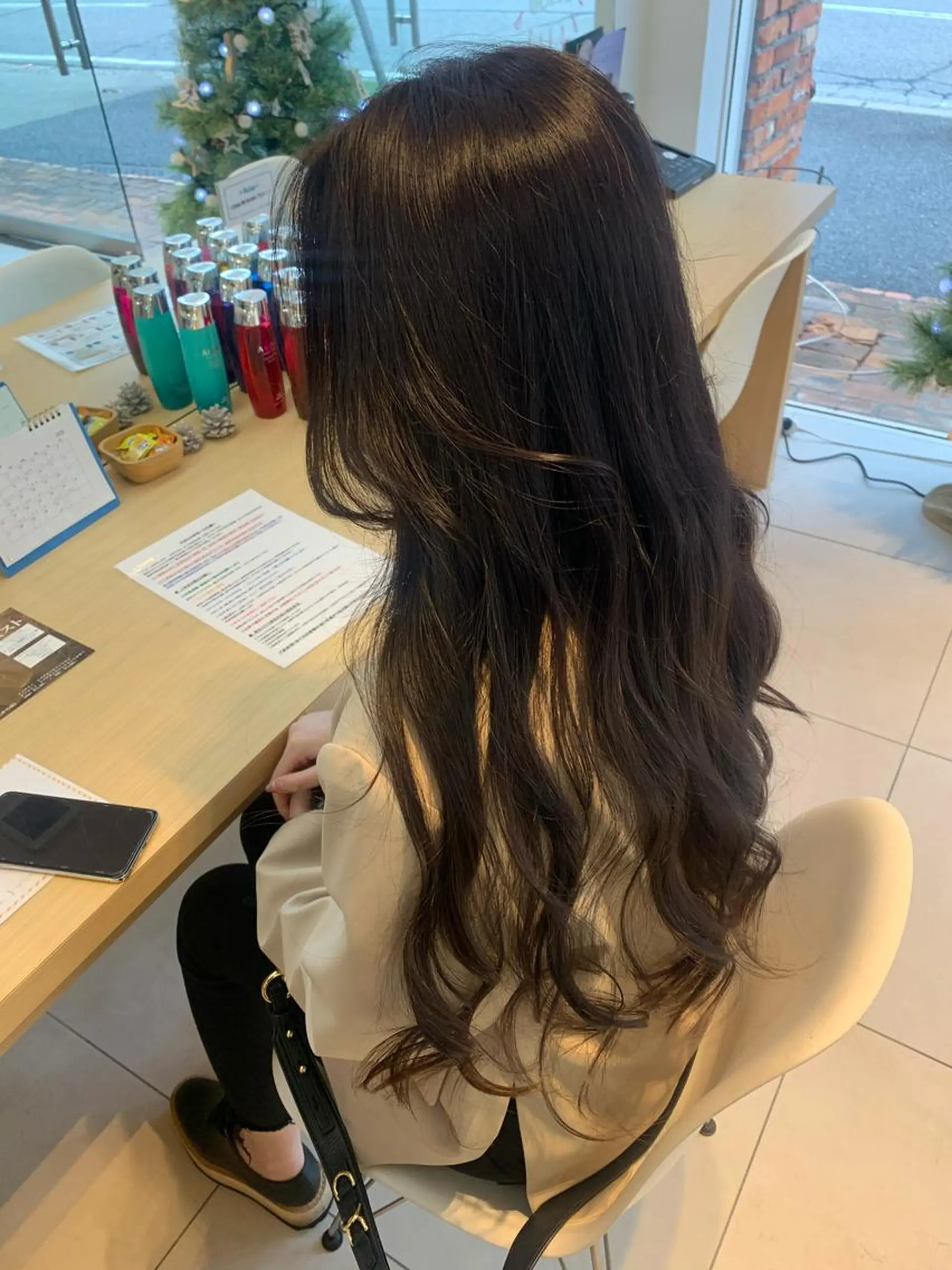 ロング カット ヘアカラー 最新韓国本場ヘア 🇰🇷榎本明日香のヘアスタイル